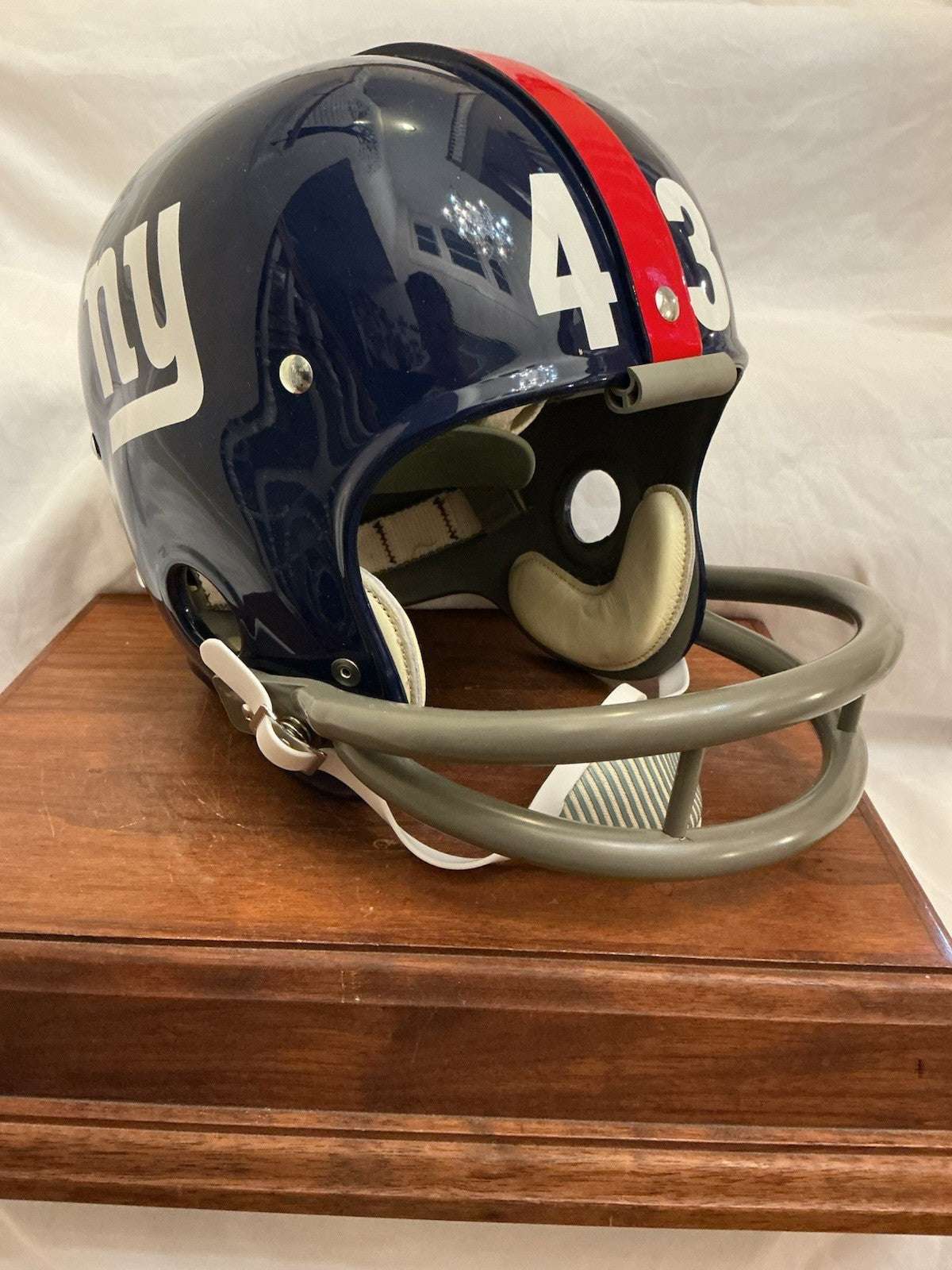custom football helmet masks 1968 New York Giants RK2 Style Spider Lockhart style=Tote Bags Colour:160 - Ochre This unique accessory adds Digital Line Counter