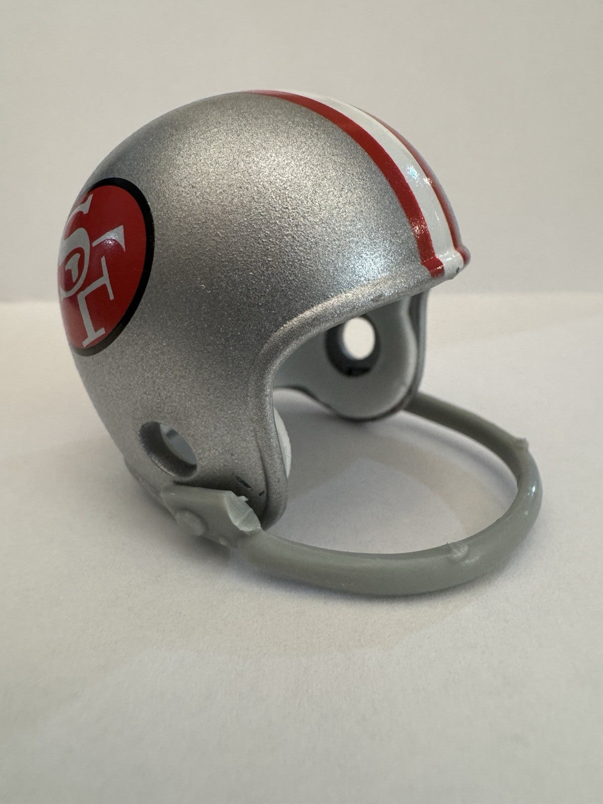 San Francisco 49ers Riddell NFL Single-Bar Pocket Pro Helmet 1962 Cust – WESTBROOKSPORTSCARDS
