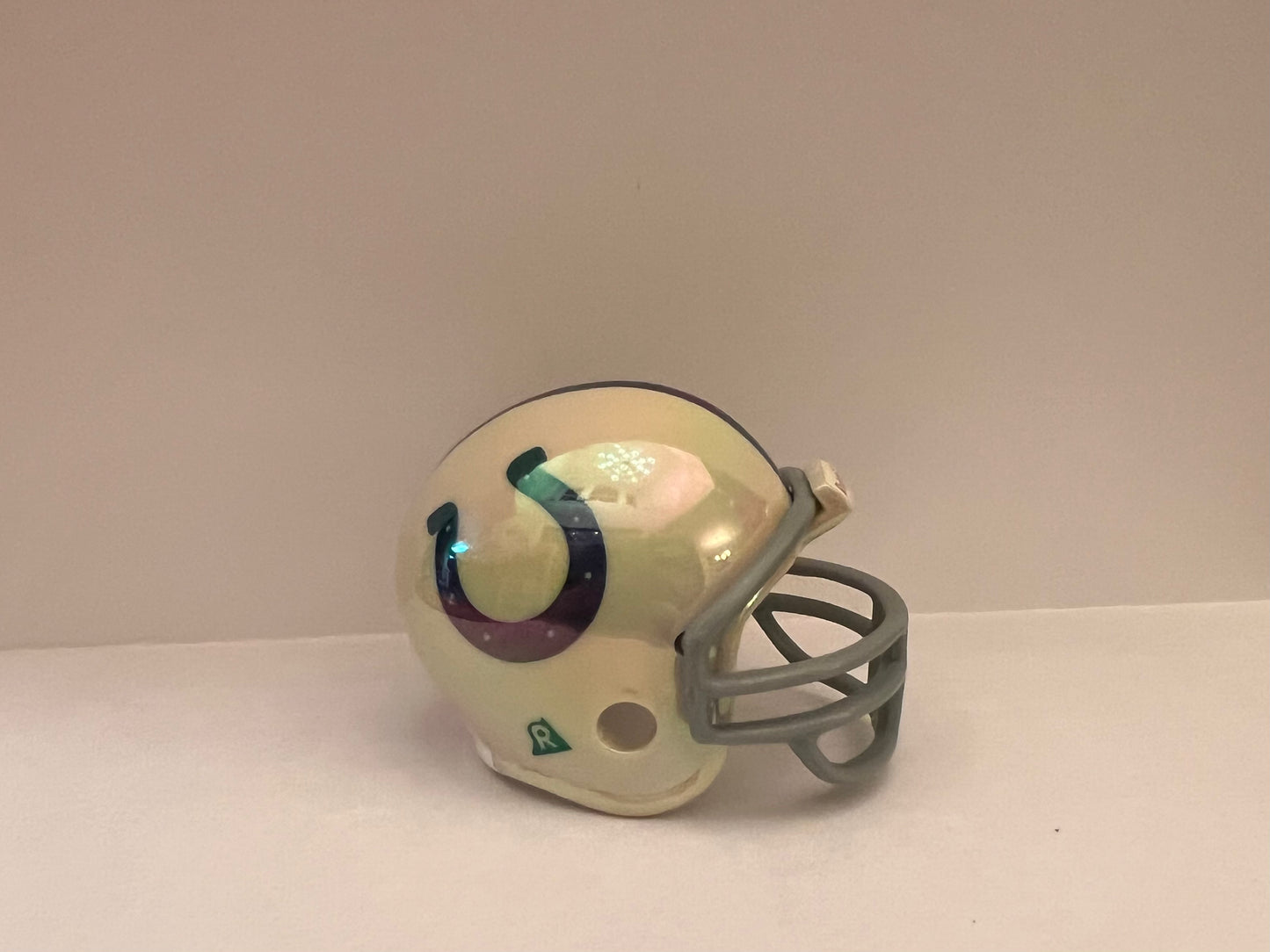 Baltimore Colts Riddell NFL Pocket Pro Helmet Super Bowl V Championship Chrome  WESTBROOKSPORTSCARDS   