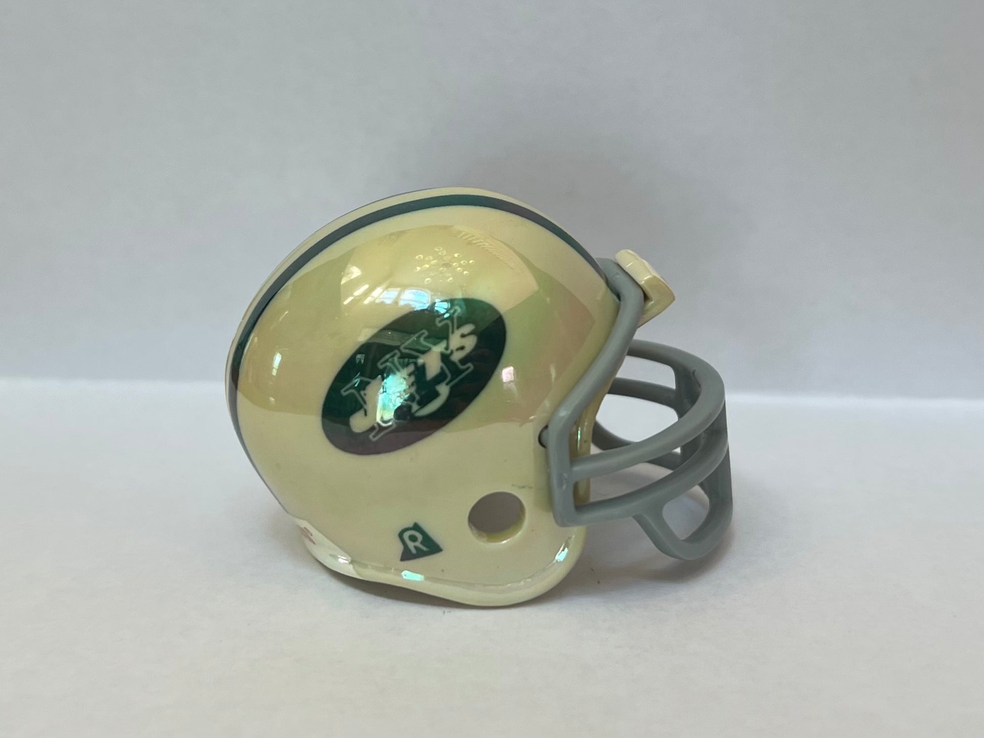 New York Jets Riddell NFL Pocket Pro Helmet Super Bowl III Championship Chrome (1 Helmet)  WESTBROOKSPORTSCARDS   