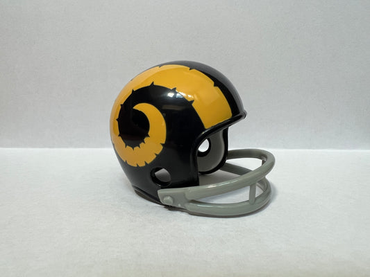 Los Angeles Rams 2-Bar NFL Pocket Pro Custom Throwback (Gold Horns)  WESTBROOKSPORTSCARDS