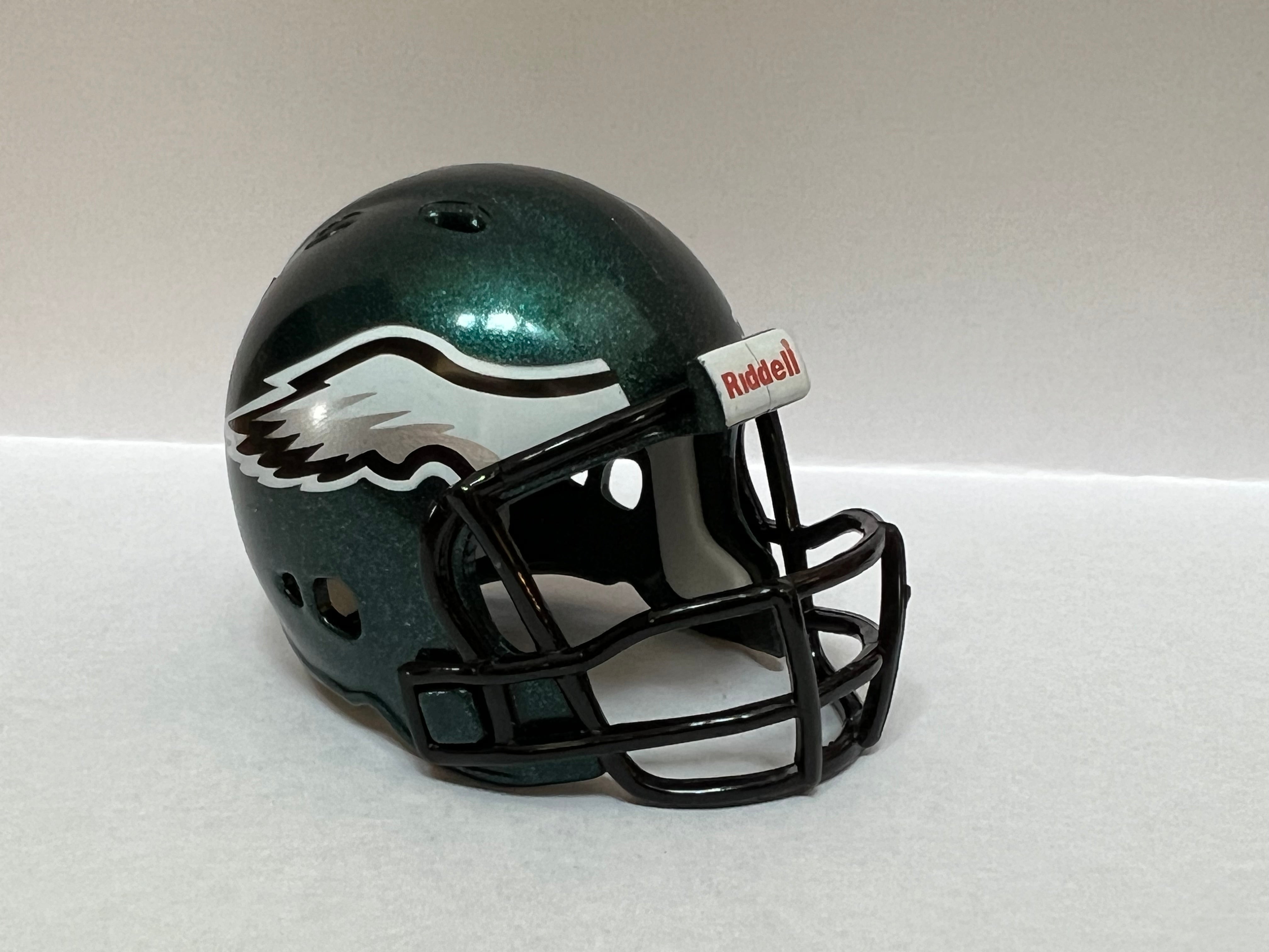 eagles football helmets Philadelphia Eagles Revolution Riddell NFL Pocket Pro Helmet – WESTBROOKSPORTSCARDS