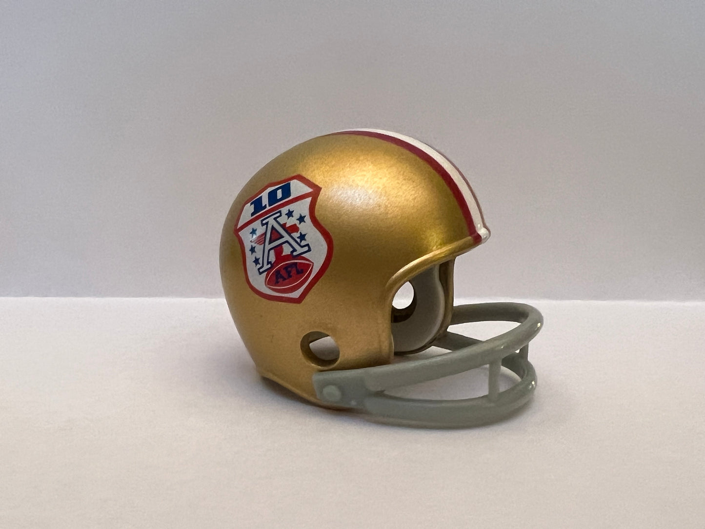AFL Riddell 2-Bar Pocket Pro Helmet 1969 Throwback WESTBROOKSPORTSCARDS