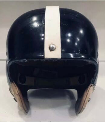 Riddell 1950s RT2 Football Helmet Blue Under Clear Shell Baltimore Colts Shula Sports Mem, Cards & Fan Shop:Fan Apparel & Souvenirs:Football-NFL Riddell