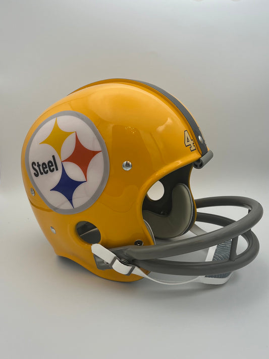 RK2 Style Suspension Football Helmet Pittsburgh Steelers 1962 Dick Hoak Sports Mem, Cards & Fan Shop:Fan Apparel & Souvenirs:Football-NFL Riddell