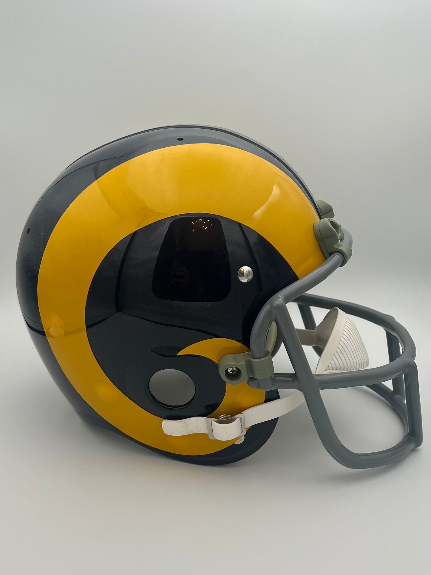 TK2 Style Suspension Football Helmet- Custom 1973 Los Angeles Rams OPO Facemask Sports Mem, Cards & Fan Shop:Fan Apparel & Souvenirs:Football-NFL Riddell