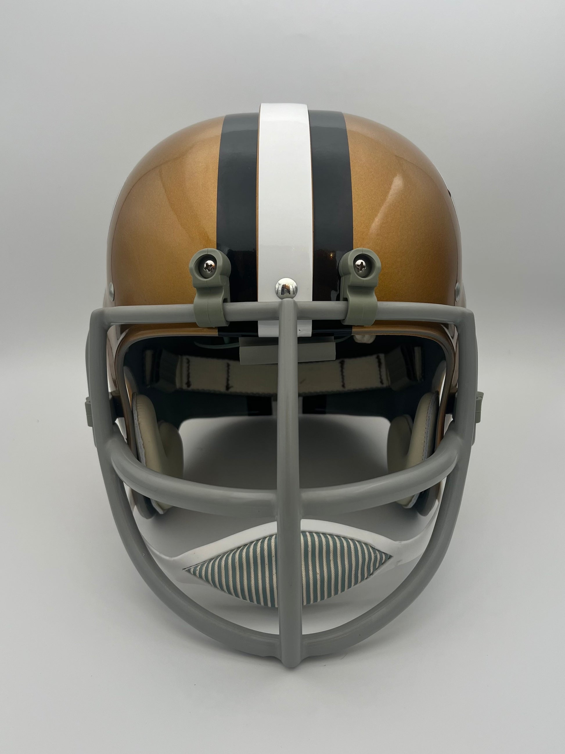 RK Vintage Style 1967 New Orleans Saints Football Helmet Doug Atkinson Sports Mem, Cards & Fan Shop:Game Used Memorabilia:Football-NFL:Helmet WESTBROOKSPORTSCARDS