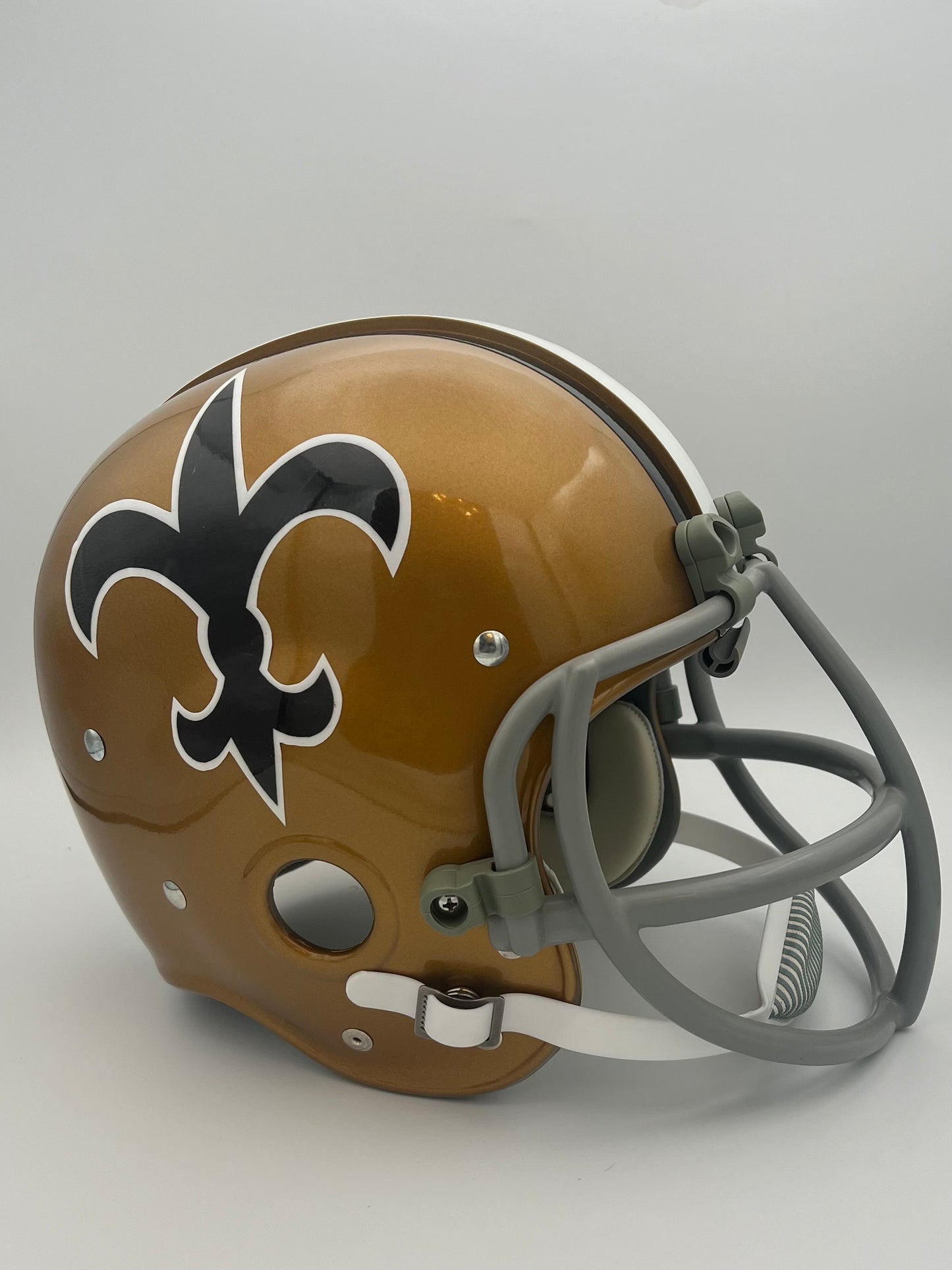 RK Vintage Style 1967 New Orleans Saints Football Helmet Doug Atkinson Sports Mem, Cards & Fan Shop:Game Used Memorabilia:Football-NFL:Helmet WESTBROOKSPORTSCARDS   