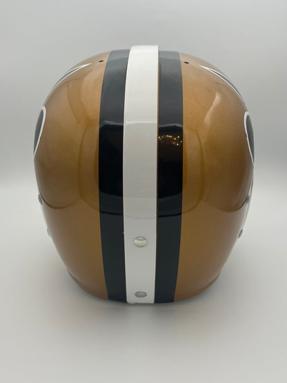 RK Vintage Style 1967 New Orleans Saints Football Helmet Doug Atkinson Sports Mem, Cards & Fan Shop:Game Used Memorabilia:Football-NFL:Helmet WESTBROOKSPORTSCARDS   