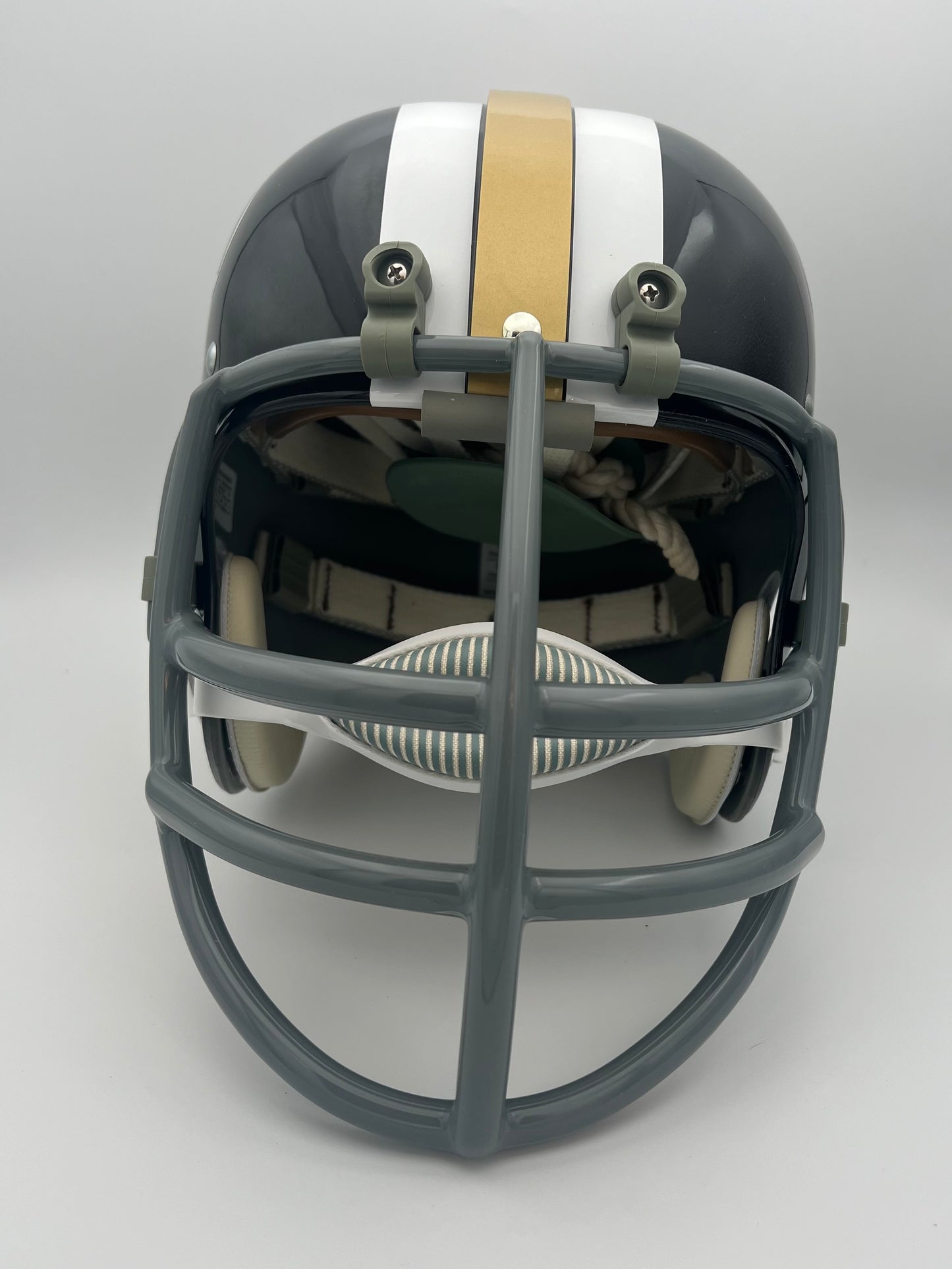 RK Vintage Style 1969 New Orleans Saints Football Helmet Doug Atkinson Sports Mem, Cards & Fan Shop:Game Used Memorabilia:Football-NFL:Helmet WESTBROOKSPORTSCARDS   