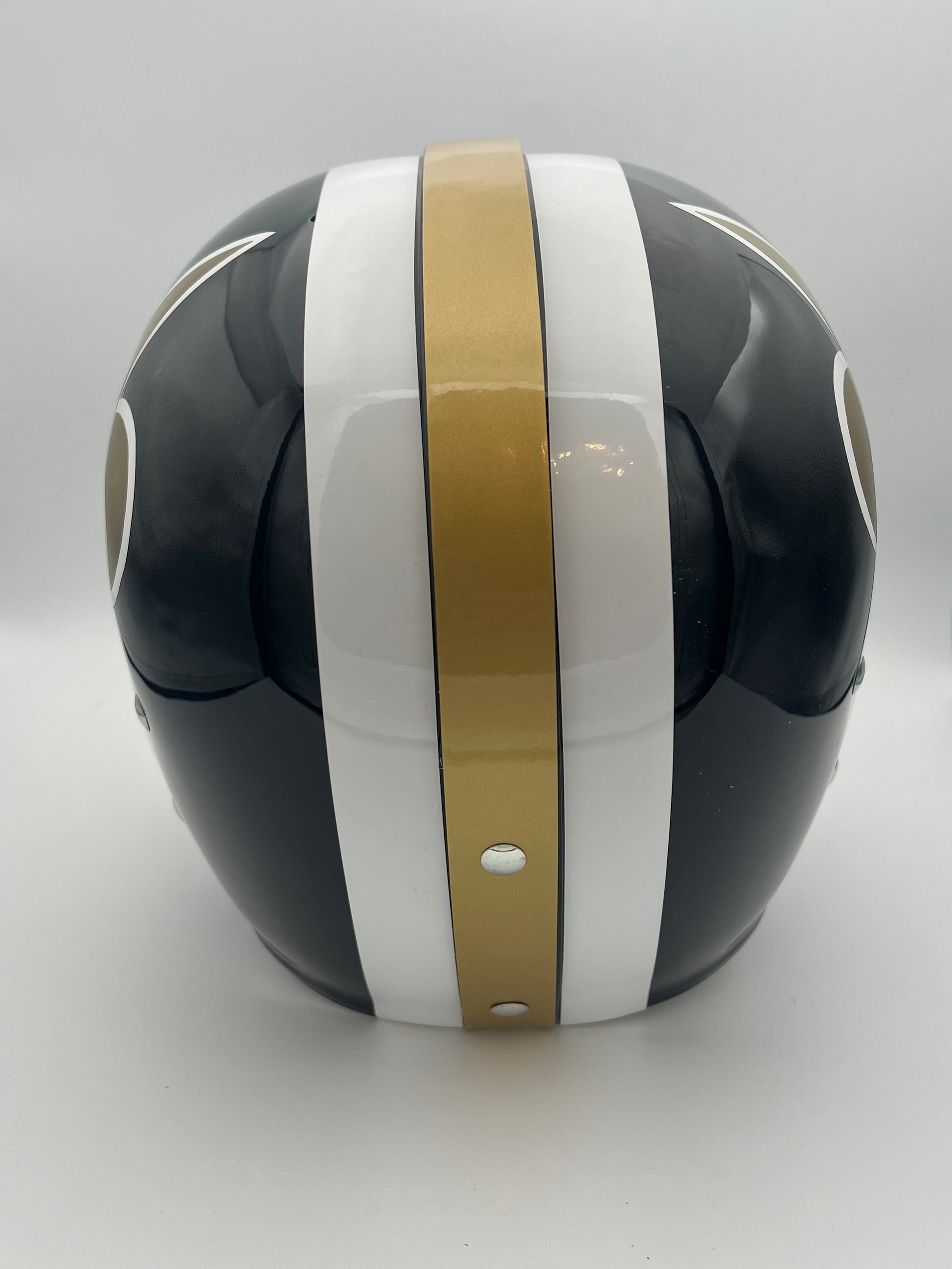 RK Vintage Style 1969 New Orleans Saints Football Helmet Doug Atkinson Sports Mem, Cards & Fan Shop:Game Used Memorabilia:Football-NFL:Helmet WESTBROOKSPORTSCARDS