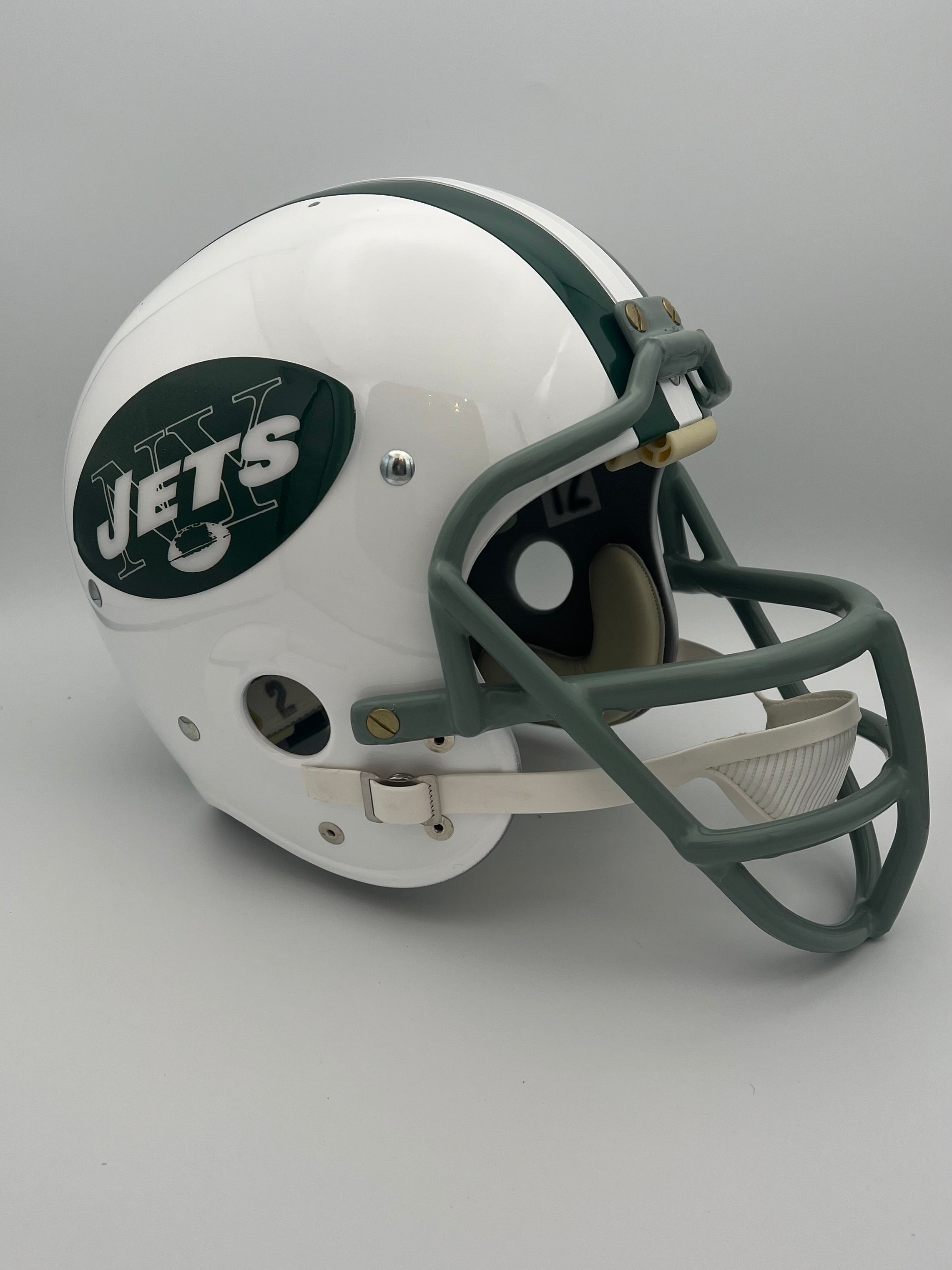 TK2 Vintage Style New York Jets Football Helmet Broadway Joe Willie Na – WESTBROOKSPORTSCARDS