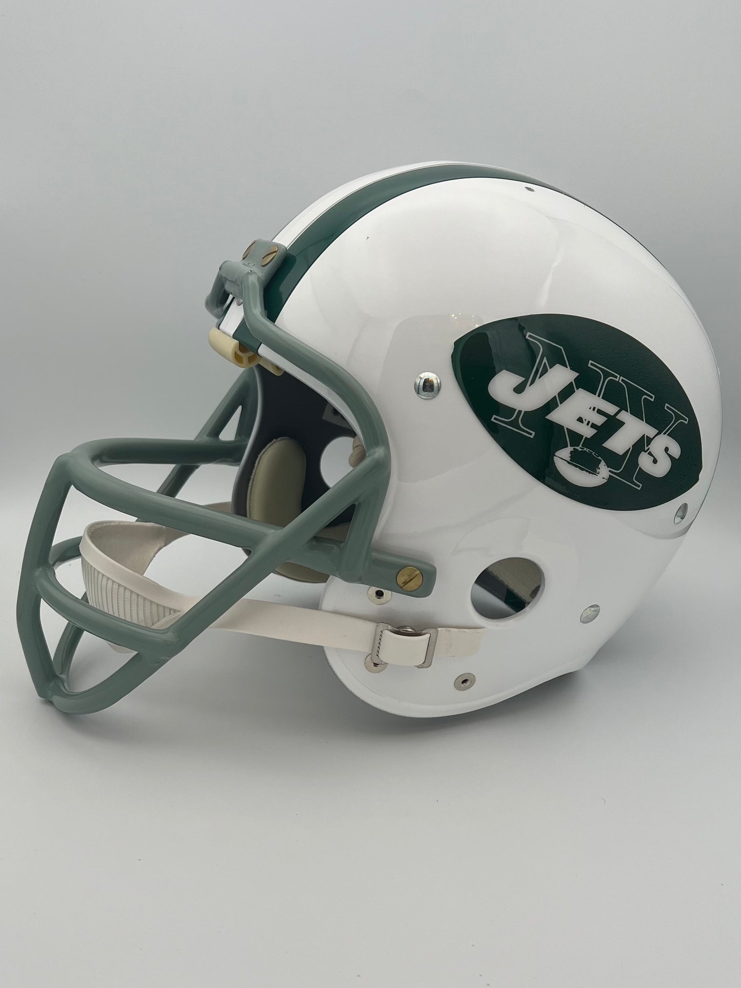 TK2 Vintage Style New York Jets Football Helmet Broadway Joe Willie Namath Sports Mem, Cards & Fan Shop:Game Used Memorabilia:Football-NFL:Helmet WESTBROOKSPORTSCARDS   