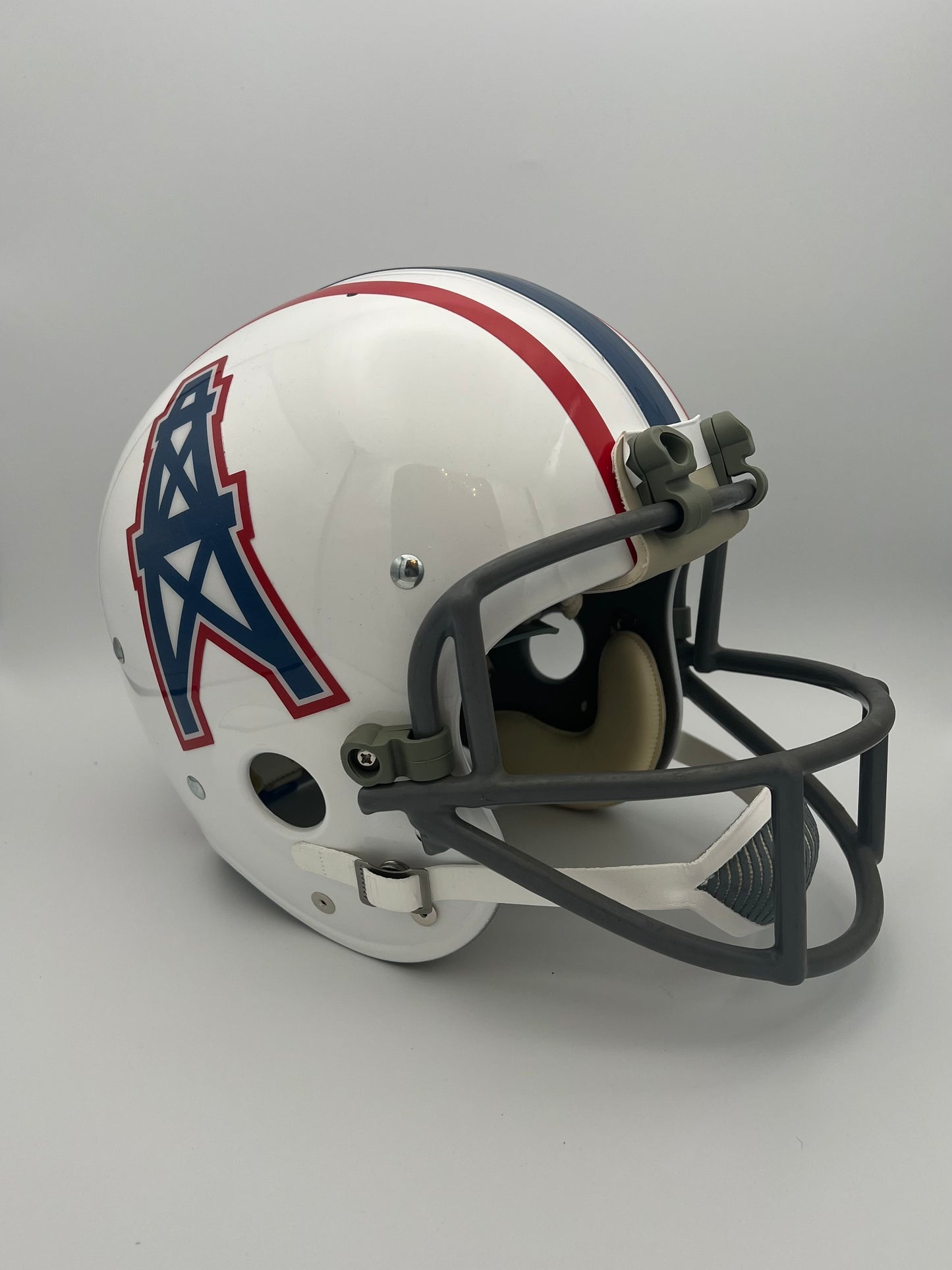 Custom TK2 Style Football Helmet- 1980 Houston Oilers Ken Stabler Sports Mem, Cards & Fan Shop:Fan Apparel & Souvenirs:Football-NFL Riddell   