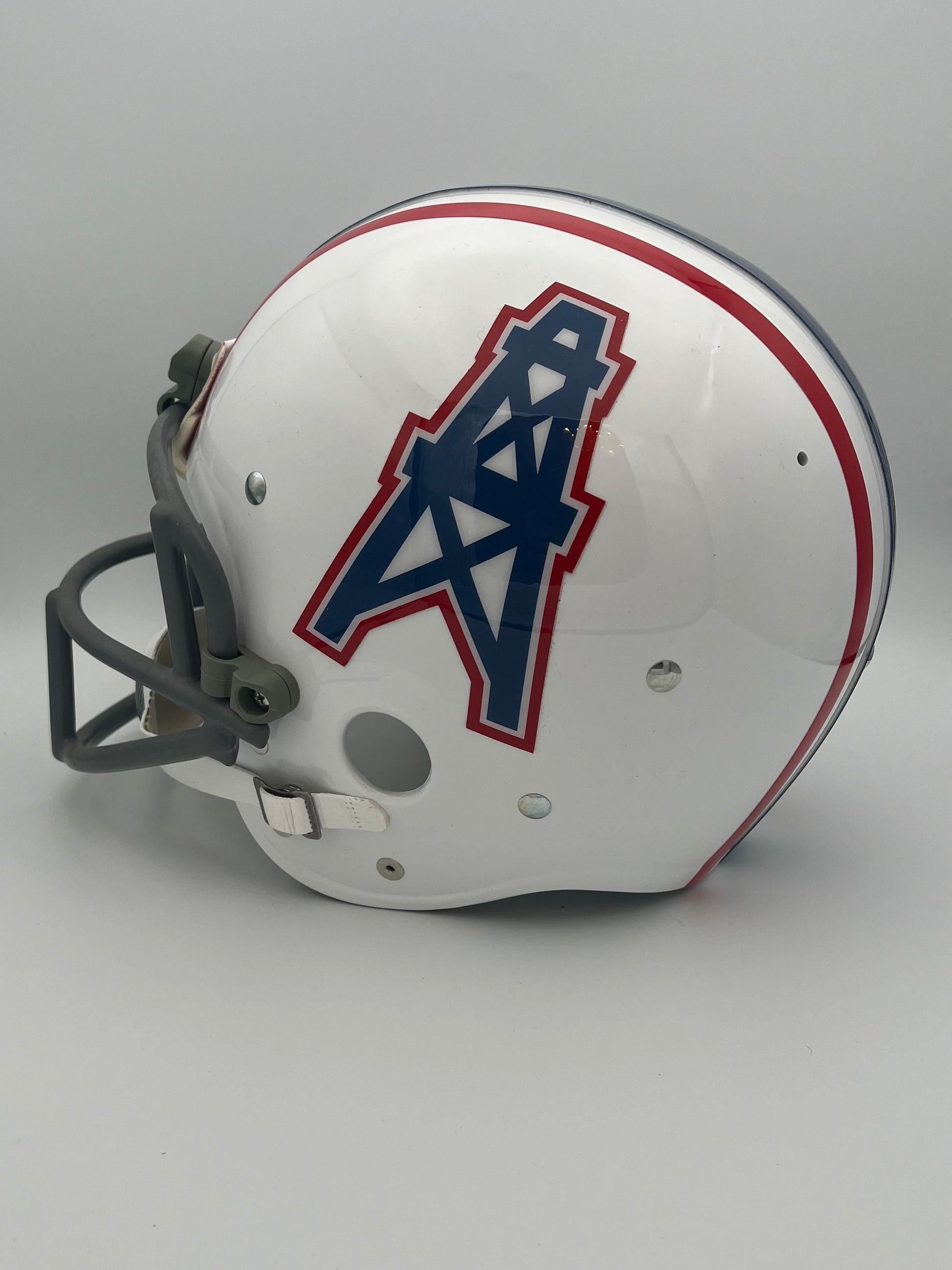 Custom TK2 Style Football Helmet- 1980 Houston Oilers Ken Stabler Sports Mem, Cards & Fan Shop:Fan Apparel & Souvenirs:Football-NFL Riddell
