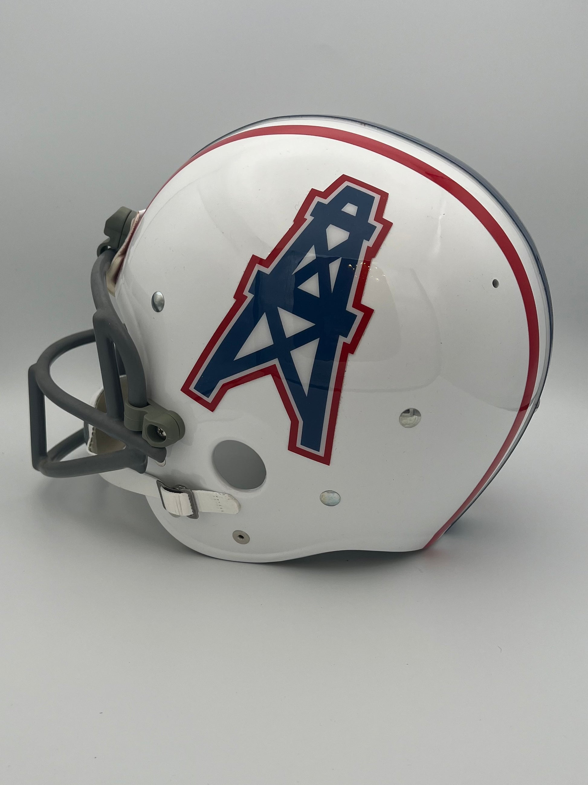 Custom TK2 Style Football Helmet- 1980 Houston Oilers Ken Stabler Sports Mem, Cards & Fan Shop:Fan Apparel & Souvenirs:Football-NFL Riddell   