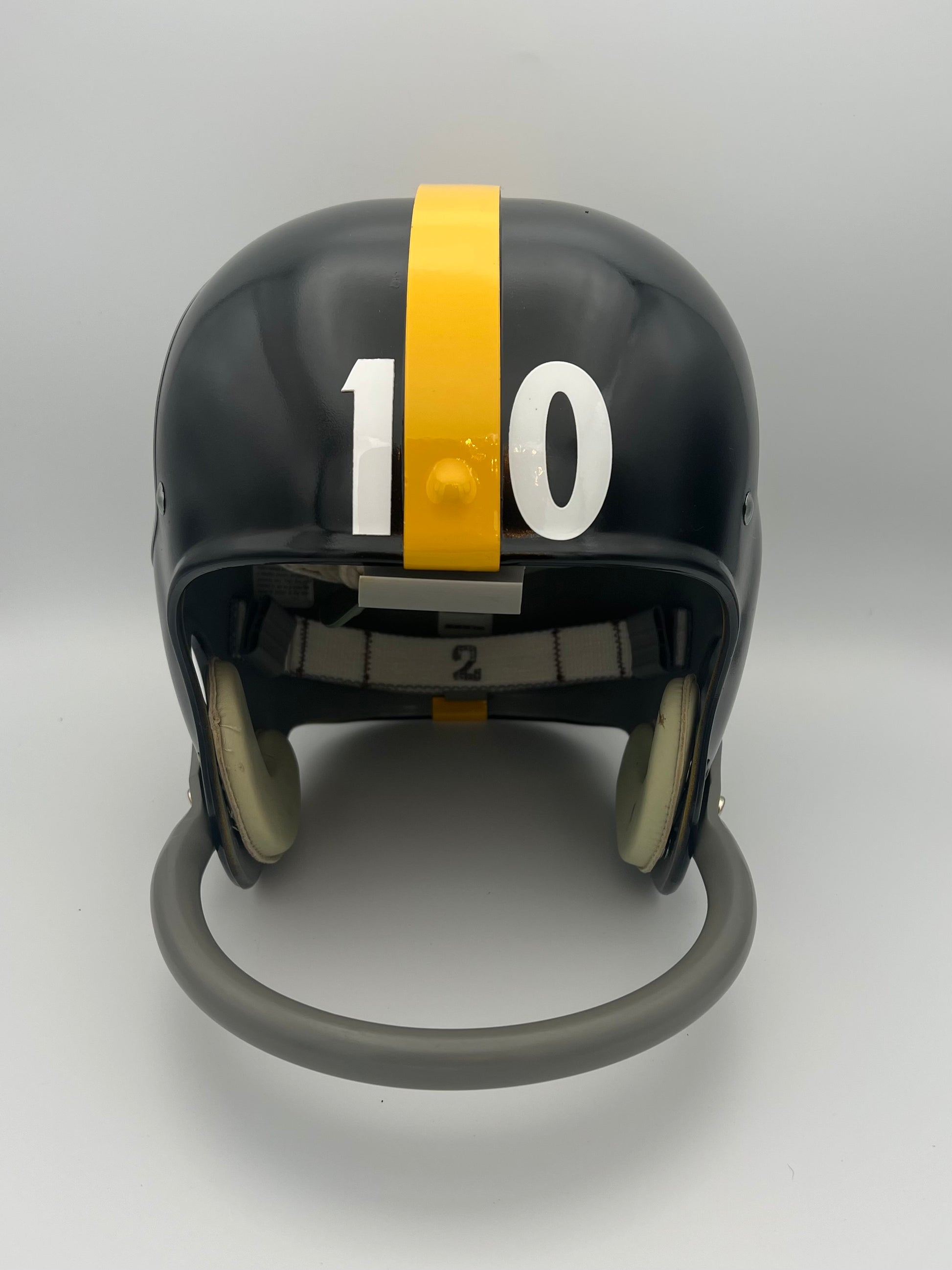 RK2 Style Suspension Football Helmet Pittsburgh Steelers 1962 Playoff Game Steel Sports Mem, Cards & Fan Shop:Fan Apparel & Souvenirs:Football-NFL Riddell
