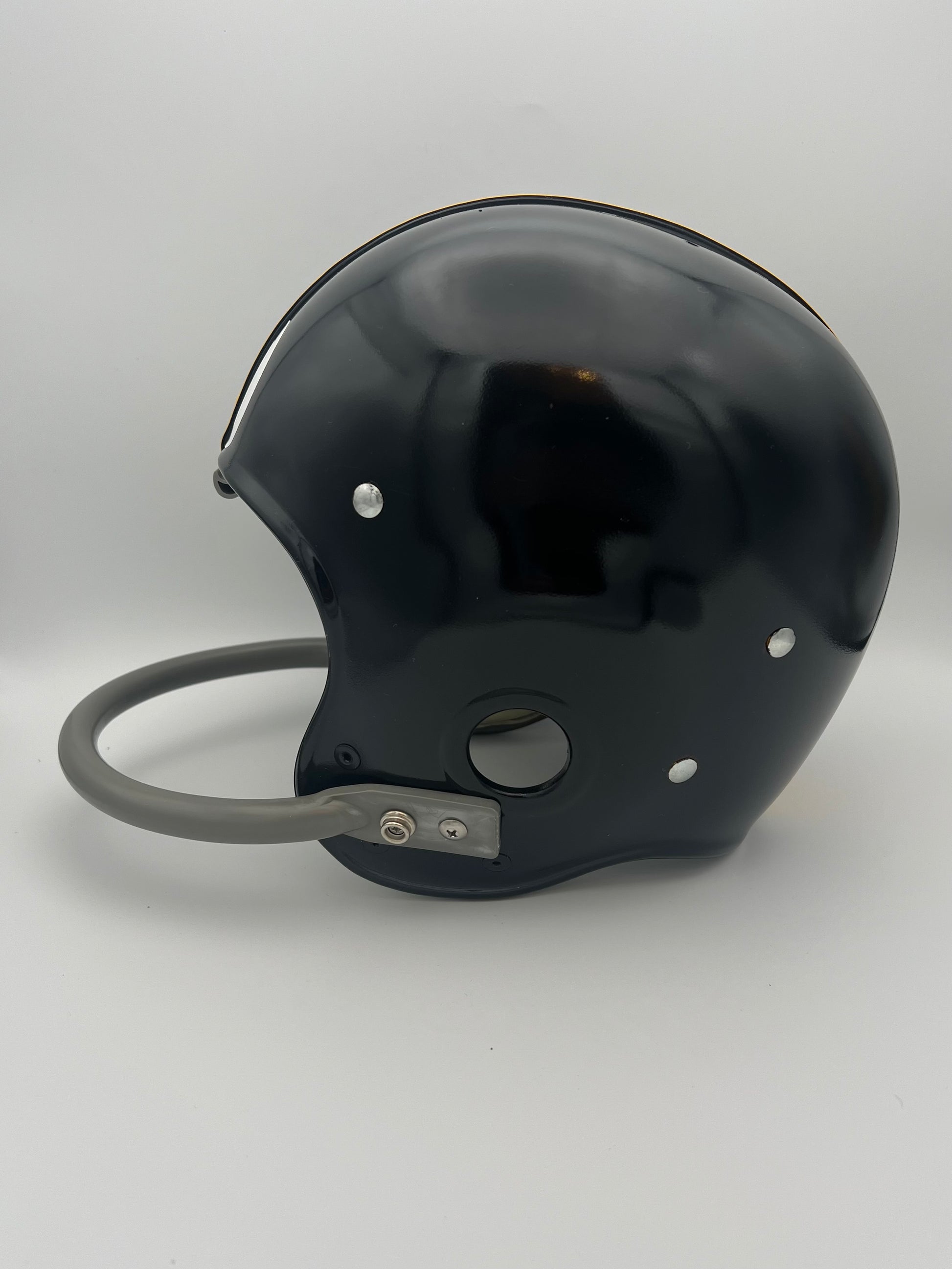 RK2 Style Suspension Football Helmet Pittsburgh Steelers 1962 Playoff Game Steel Sports Mem, Cards & Fan Shop:Fan Apparel & Souvenirs:Football-NFL Riddell