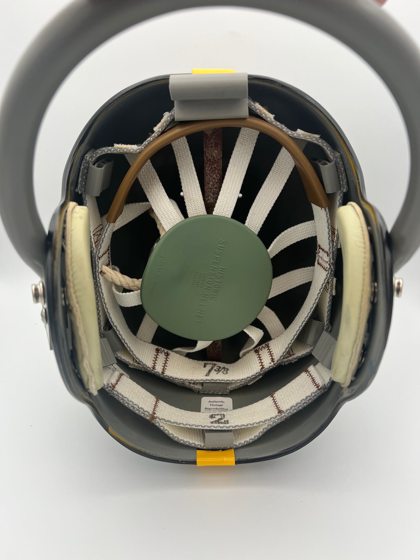 RK2 Style Suspension Football Helmet Pittsburgh Steelers 1962 Playoff Game Steel Sports Mem, Cards & Fan Shop:Fan Apparel & Souvenirs:Football-NFL Riddell