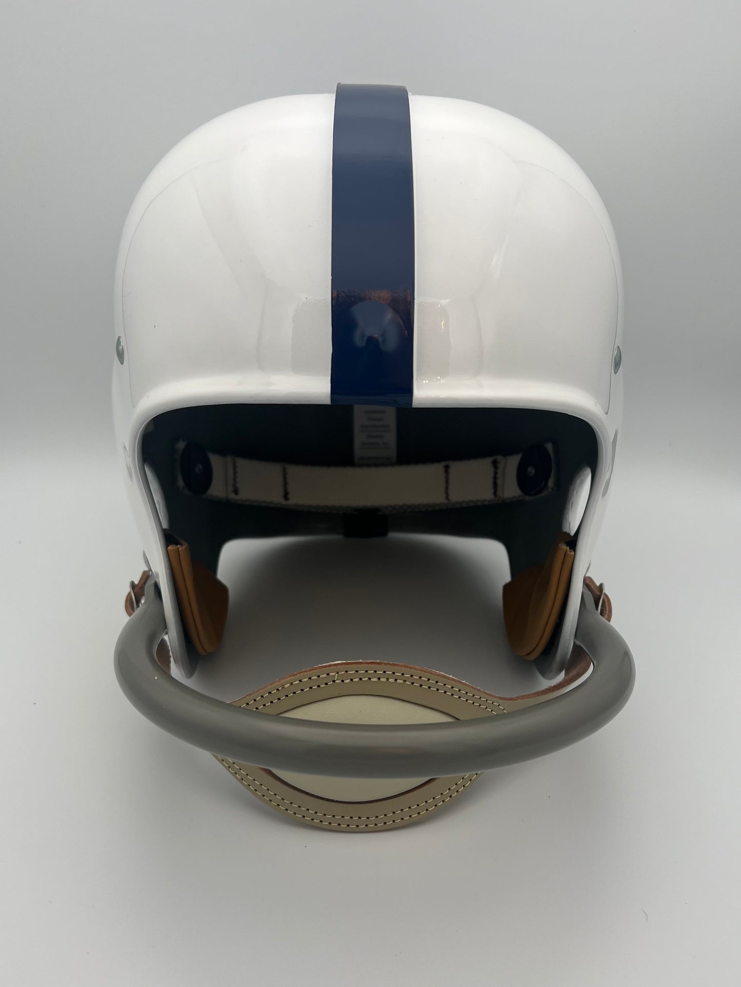 RK4 Vintage 1956 Style Baltimore Colts Suspension Football Helmet Gino Marchetti Sports Mem, Cards & Fan Shop:Game Used Memorabilia:Football-NFL:Helmet WESTBROOKSPORTSCARDS