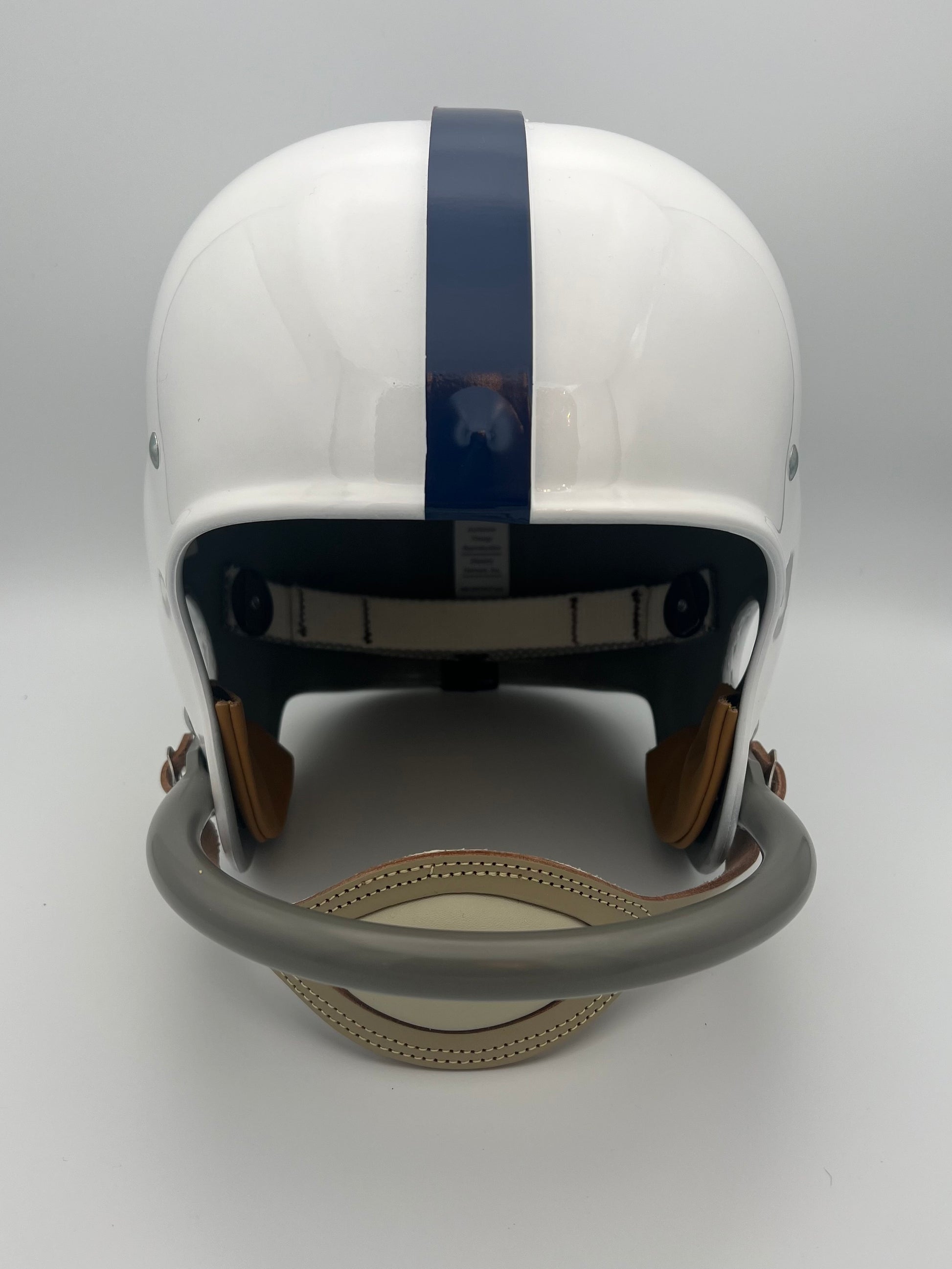 RK4 Vintage 1956 Style Baltimore Colts Suspension Football Helmet Gino Marchetti Sports Mem, Cards & Fan Shop:Game Used Memorabilia:Football-NFL:Helmet WESTBROOKSPORTSCARDS