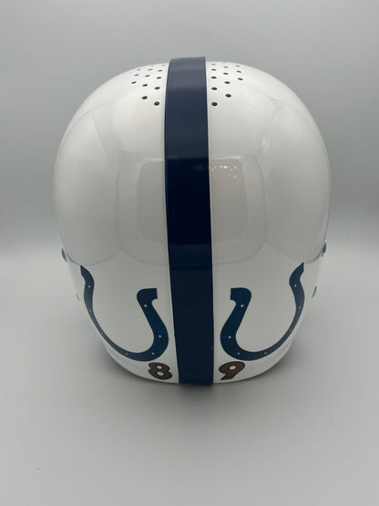 RK4 Vintage 1956 Style Baltimore Colts Suspension Football Helmet Gino Marchetti Sports Mem, Cards & Fan Shop:Game Used Memorabilia:Football-NFL:Helmet WESTBROOKSPORTSCARDS   