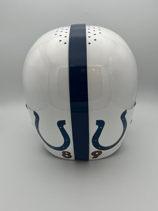 RK4 Vintage 1956 Style Baltimore Colts Suspension Football Helmet Gino Marchetti Sports Mem, Cards & Fan Shop:Game Used Memorabilia:Football-NFL:Helmet WESTBROOKSPORTSCARDS