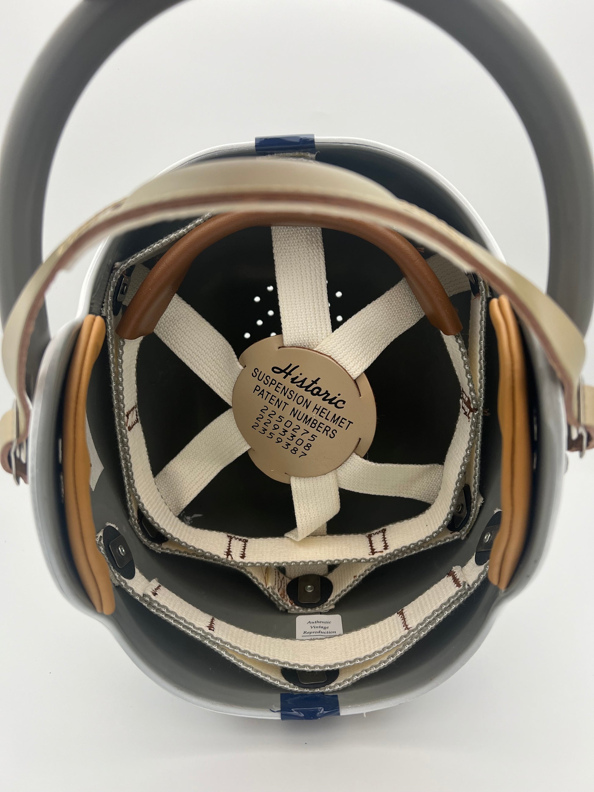 RK4 Vintage 1956 Style Baltimore Colts Suspension Football Helmet Gino Marchetti Sports Mem, Cards & Fan Shop:Game Used Memorabilia:Football-NFL:Helmet WESTBROOKSPORTSCARDS