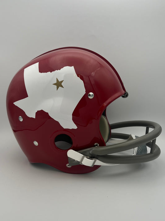 RK2 Vintage Style 1960-62 Dallas Texans Football Helmet Original AFL Team Sports Mem, Cards & Fan Shop:Game Used Memorabilia:Football-NFL:Helmet WESTBROOKSPORTSCARDS