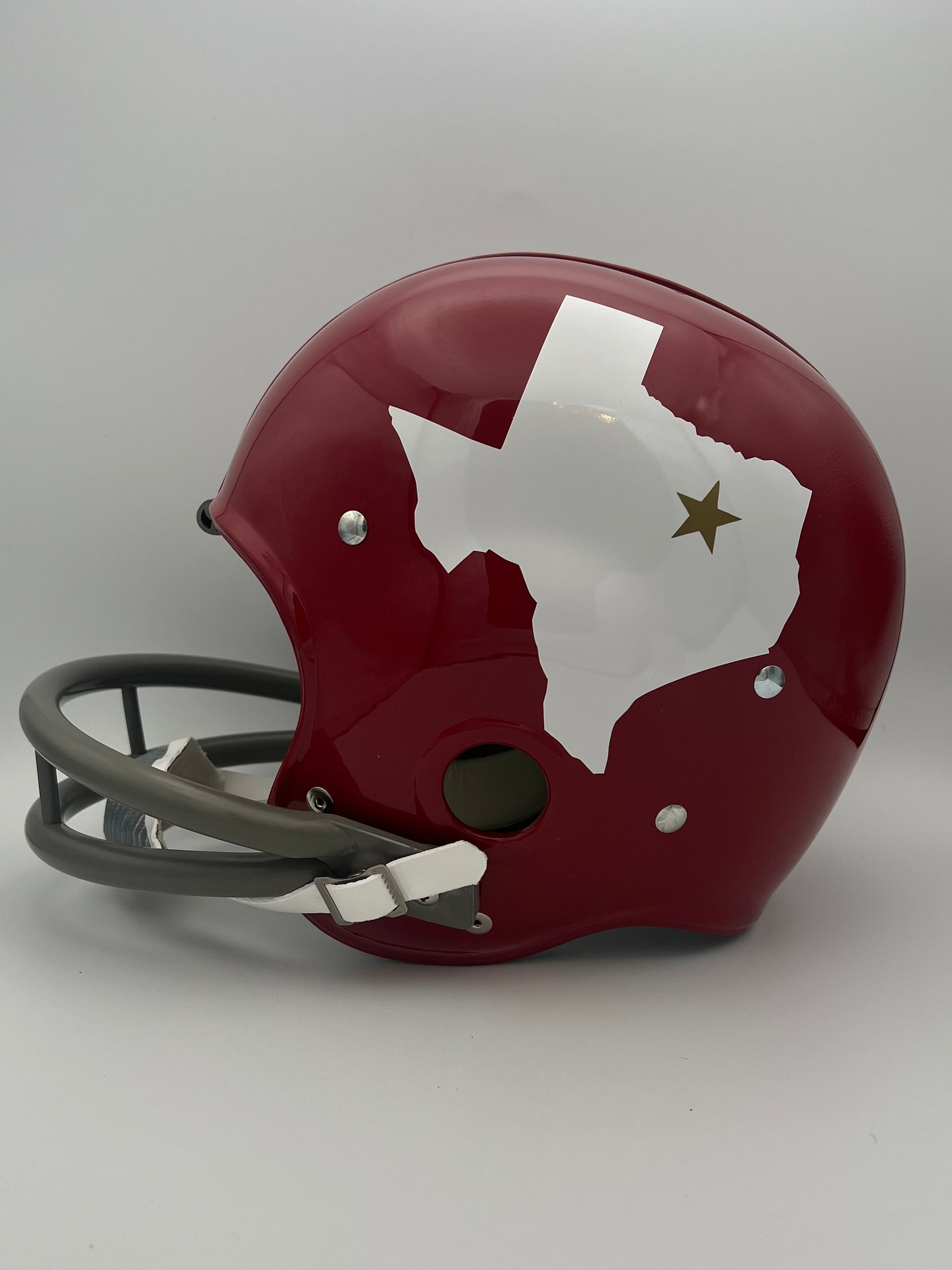 RK2 Vintage Style 1960-62 Dallas Texans Football Helmet Original AFL Team Sports Mem, Cards & Fan Shop:Game Used Memorabilia:Football-NFL:Helmet WESTBROOKSPORTSCARDS
