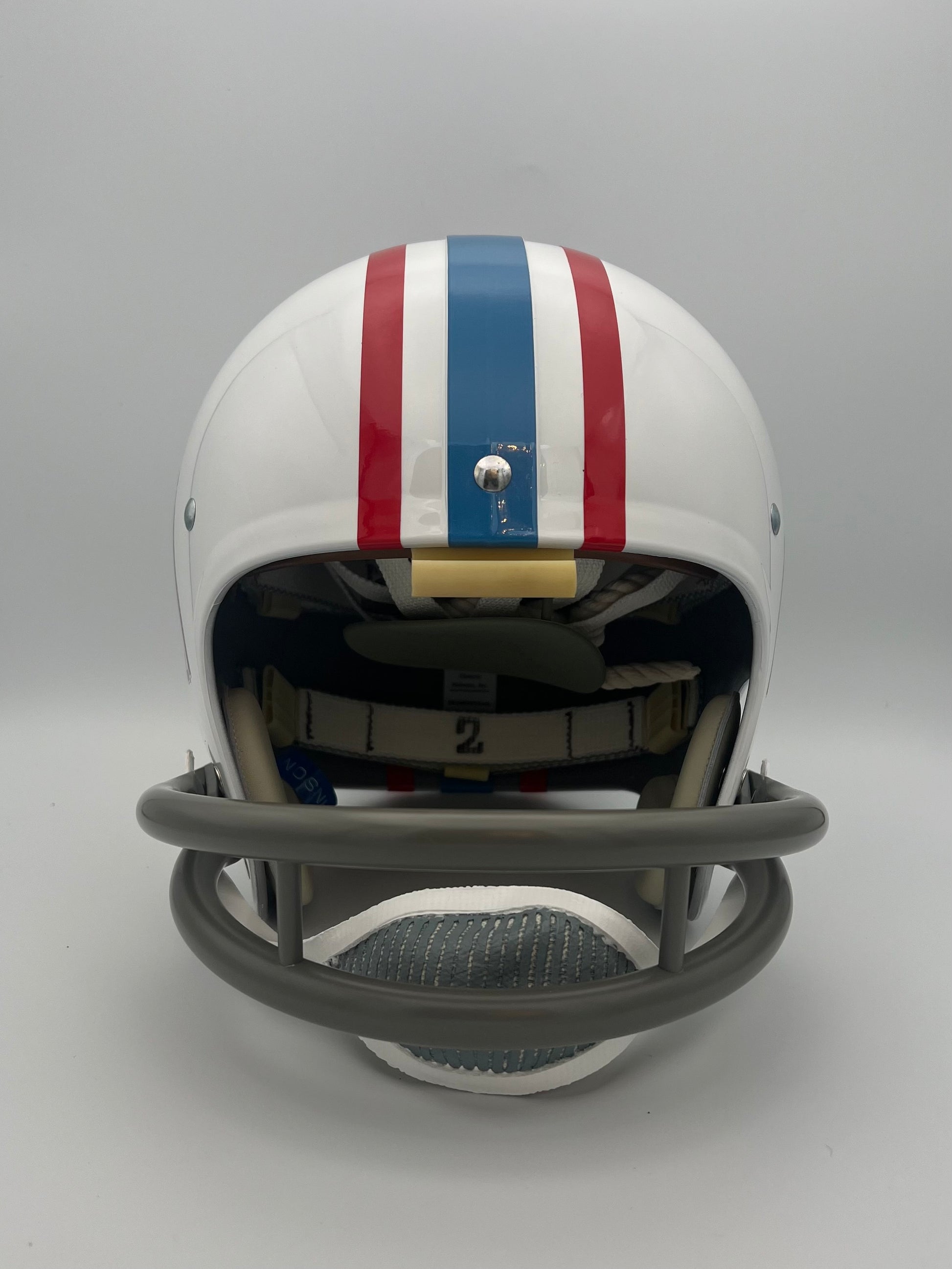Custom TK2 Style Football Helmet- 1975 Houston Oilers Billy White Shoes Johnson Sports Mem, Cards & Fan Shop:Fan Apparel & Souvenirs:Football-NFL Riddell