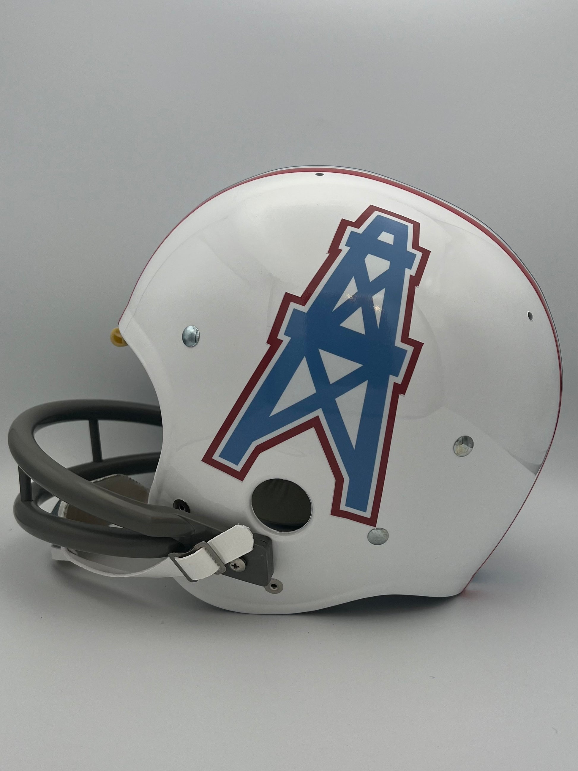 Custom TK2 Style Football Helmet- 1975 Houston Oilers Billy White Shoes Johnson Sports Mem, Cards & Fan Shop:Fan Apparel & Souvenirs:Football-NFL Riddell