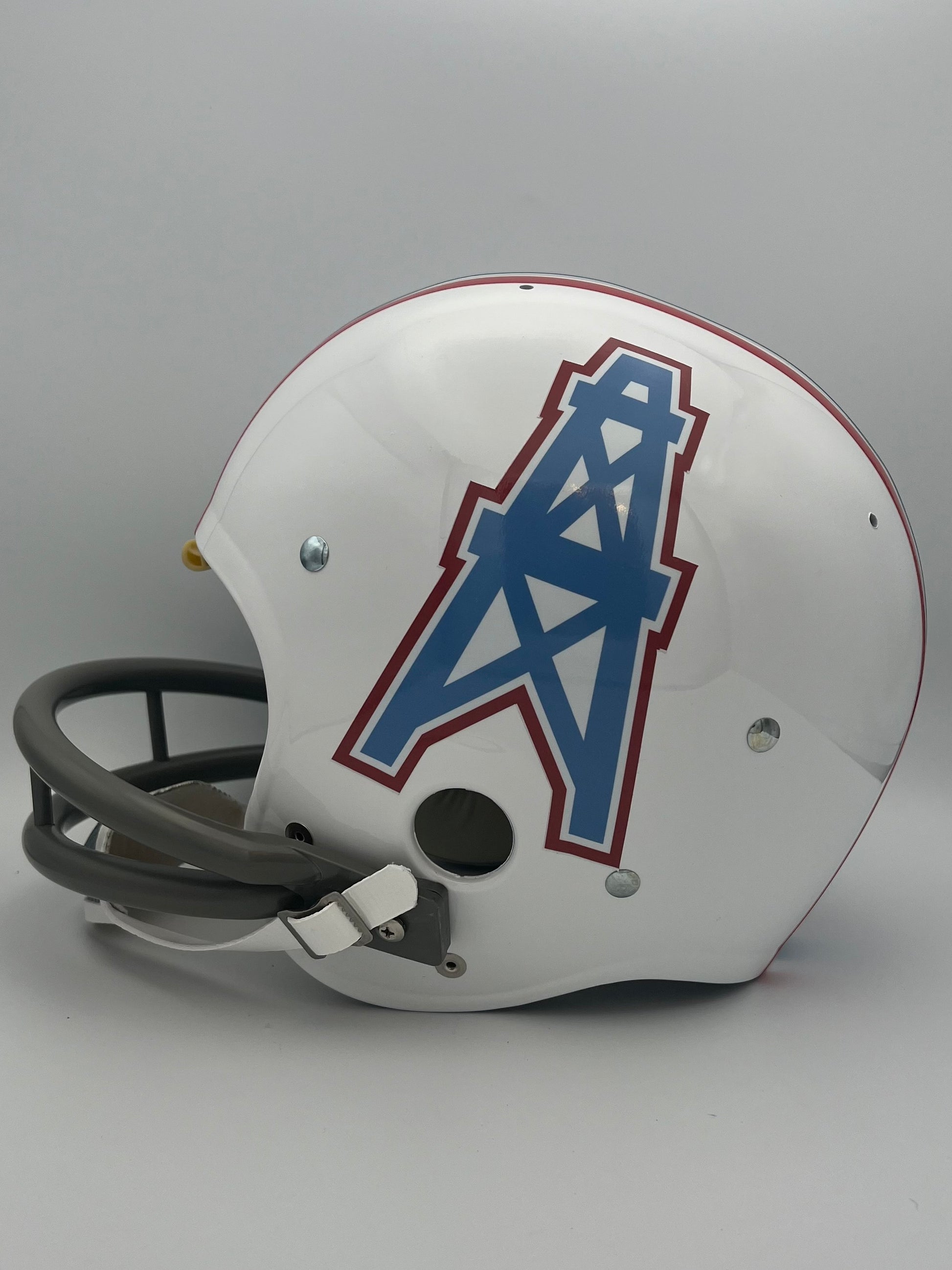 Custom TK2 Style Football Helmet- 1975 Houston Oilers Billy White Shoes Johnson Sports Mem, Cards & Fan Shop:Fan Apparel & Souvenirs:Football-NFL Riddell   