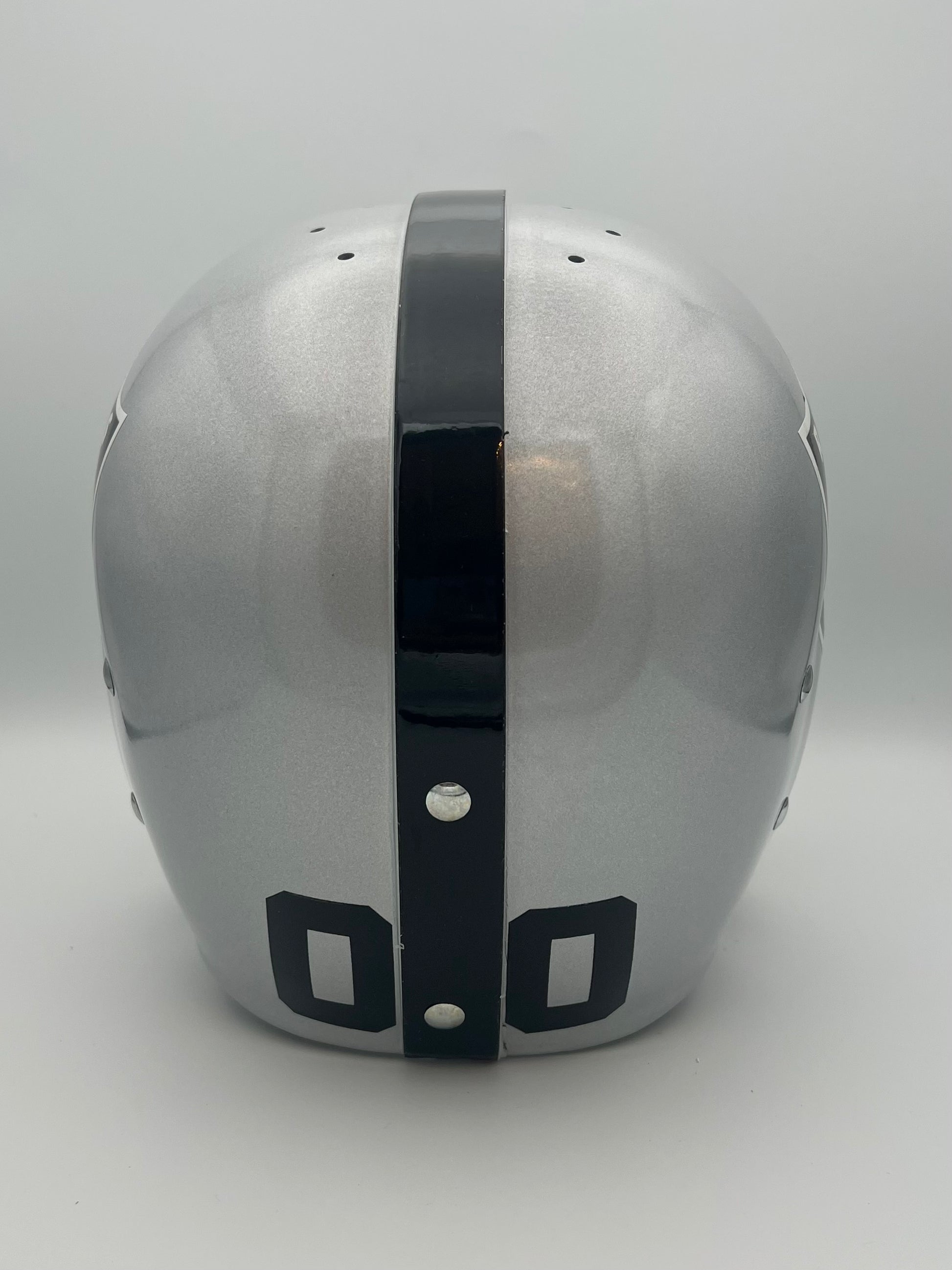 Vintage RK2 Style Football Helmet Oakland Raiders Jim Otto Sports Mem, Cards & Fan Shop:Game Used Memorabilia:Football-NFL:Helmet WESTBROOKSPORTSCARDS