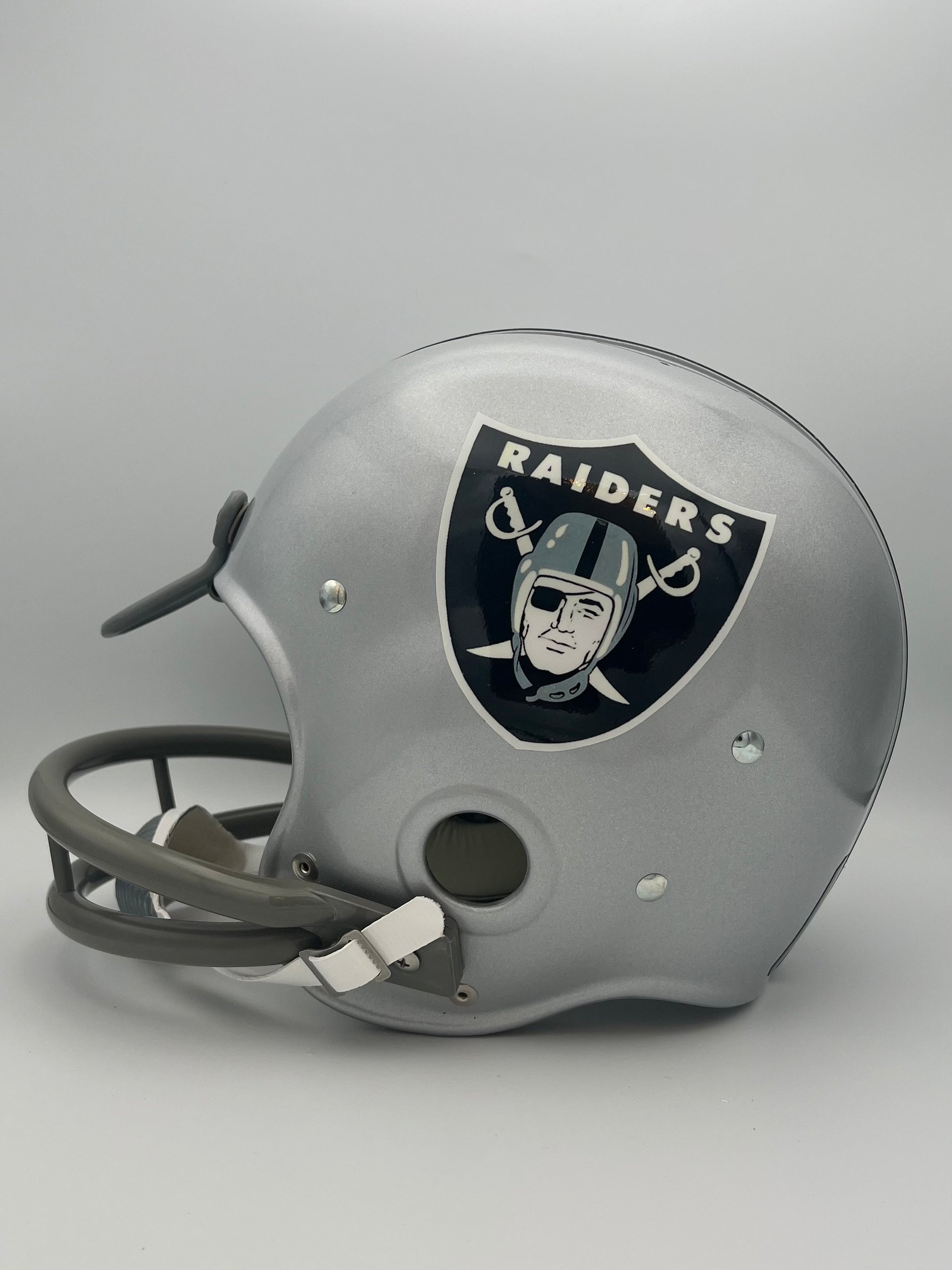 Vintage RK2 Style Football Helmet Oakland Raiders Jim Otto Sports Mem, Cards & Fan Shop:Game Used Memorabilia:Football-NFL:Helmet WESTBROOKSPORTSCARDS   