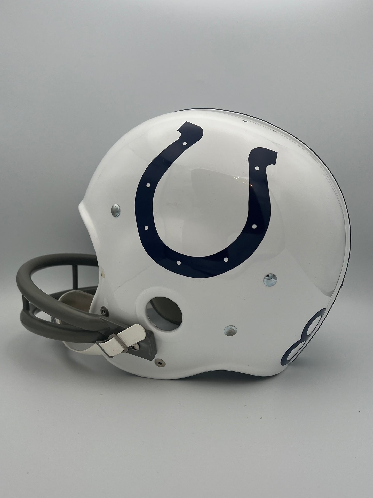 John Mackey Baltimore Colts Vintage RIDDell RK2 Style Football Helmet Sports Mem, Cards & Fan Shop:Game Used Memorabilia:Football-NFL:Helmet WESTBROOKSPORTSCARDS