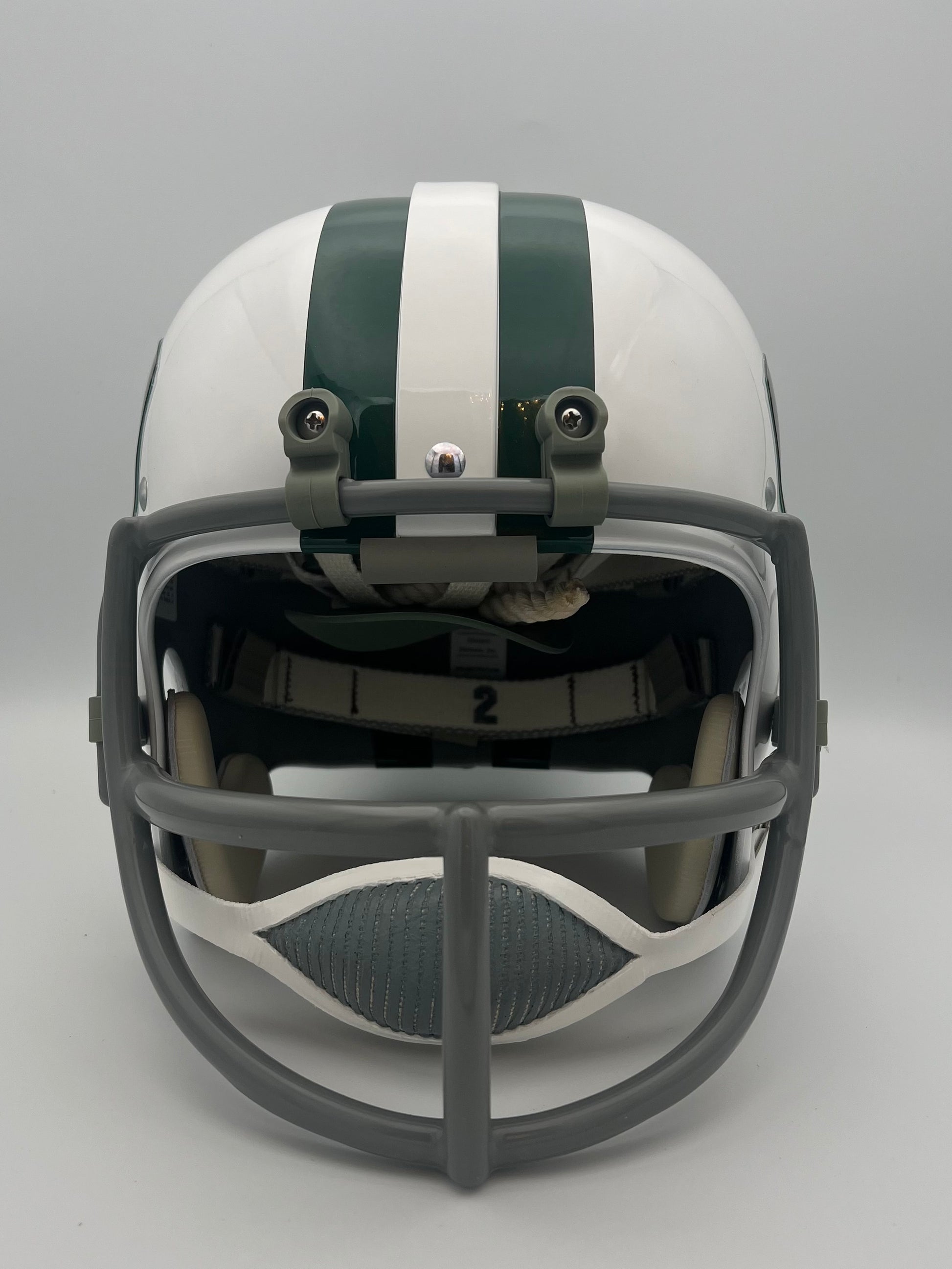 RK2 Vintage Style New York Jets Football Helmet Joe Namath Super Bowl III 3 Sports Mem, Cards & Fan Shop:Game Used Memorabilia:Football-NFL:Helmet WESTBROOKSPORTSCARDS
