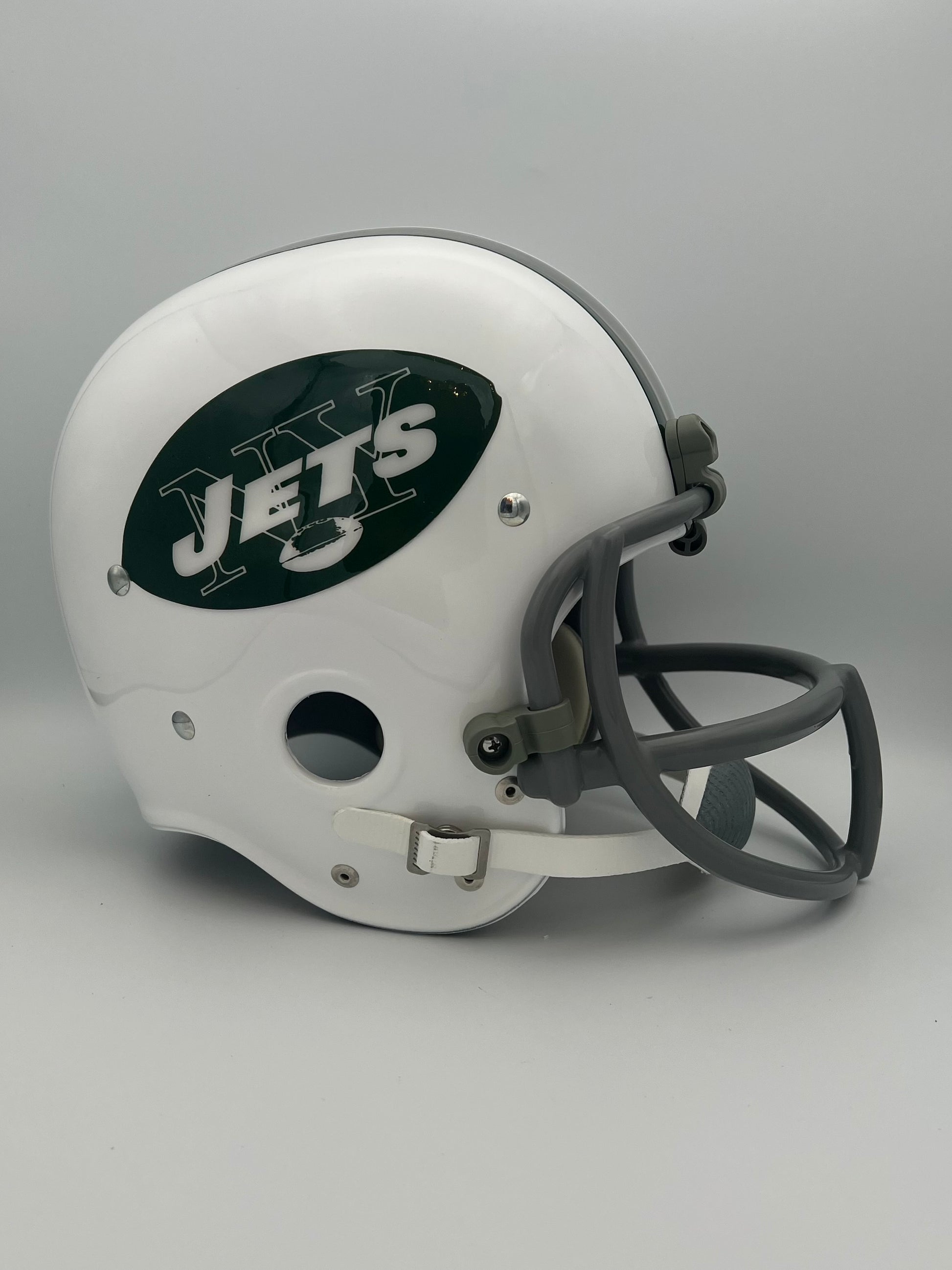 RK2 Vintage Style New York Jets Football Helmet Joe Namath Super Bowl III 3 Sports Mem, Cards & Fan Shop:Game Used Memorabilia:Football-NFL:Helmet WESTBROOKSPORTSCARDS   