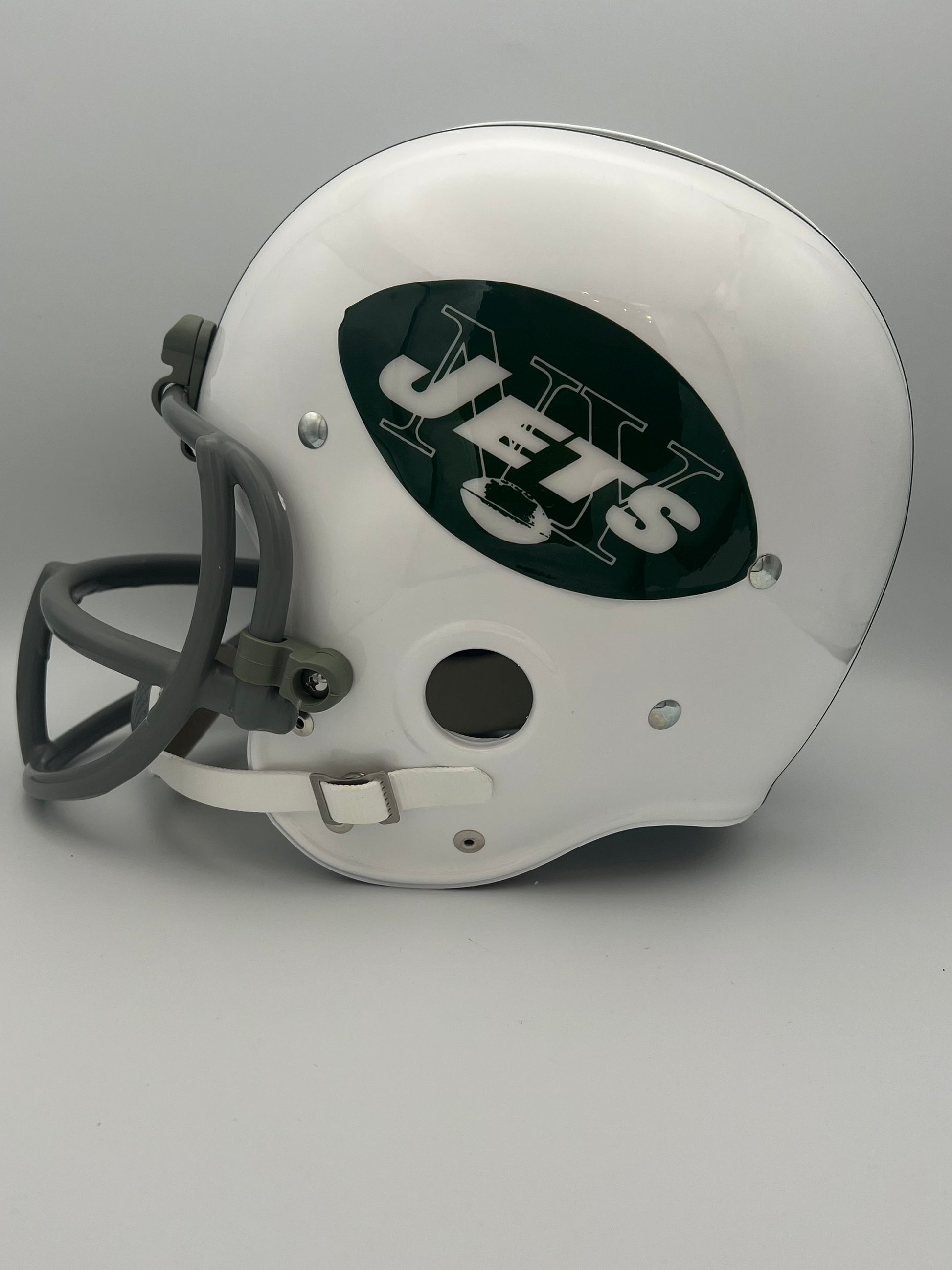 RK2 Vintage Style New York Jets Football Helmet Joe Namath Super Bowl III 3 Sports Mem, Cards & Fan Shop:Game Used Memorabilia:Football-NFL:Helmet WESTBROOKSPORTSCARDS