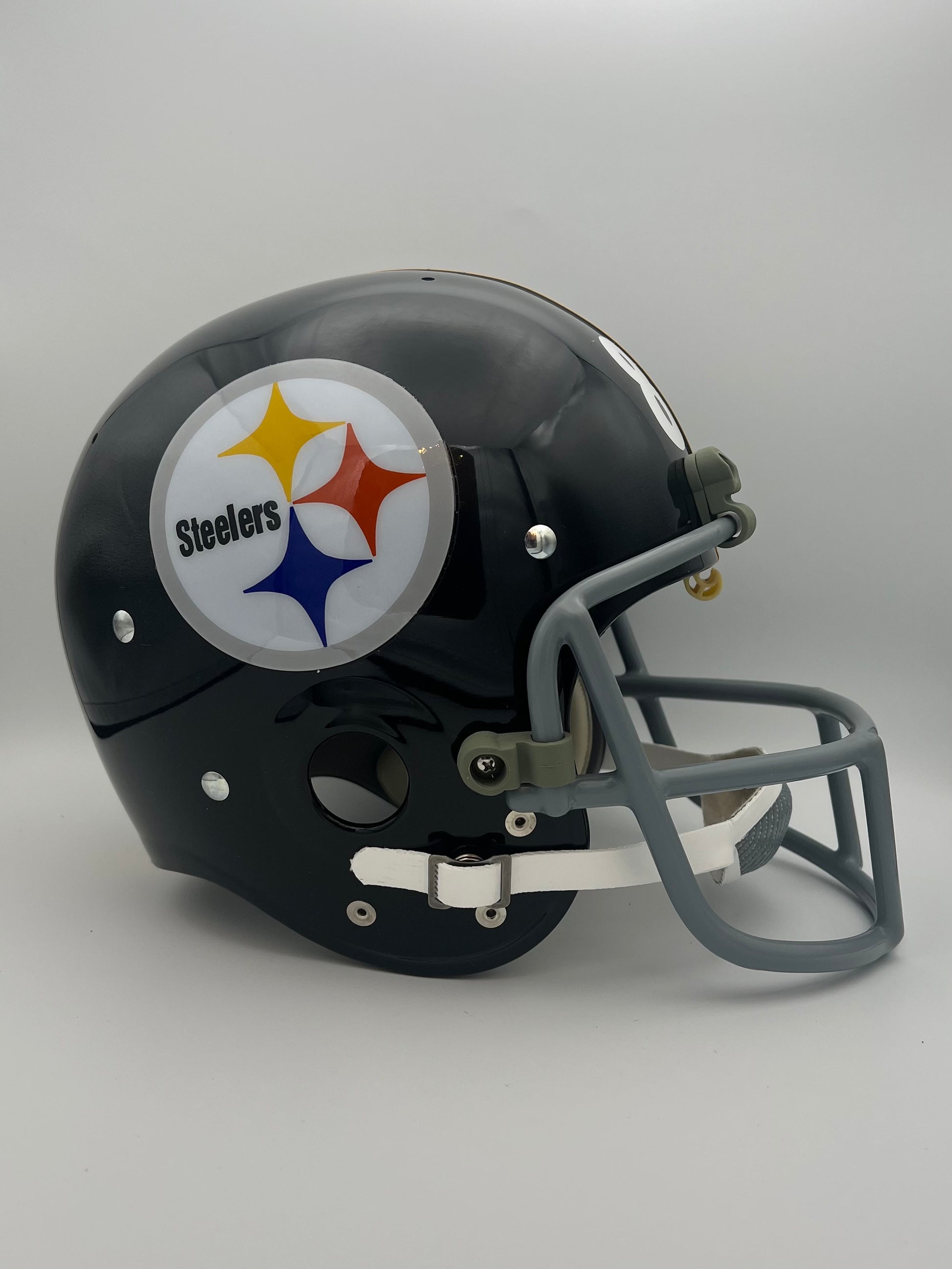 TK2 Style Custom Football Helmet Pittsburgh Steelers Lynn Swann OPO Facemask Sports Mem, Cards & Fan Shop:Autographs-Original:Football-NFL:Helmets WESTBROOKSPORTSCARDS