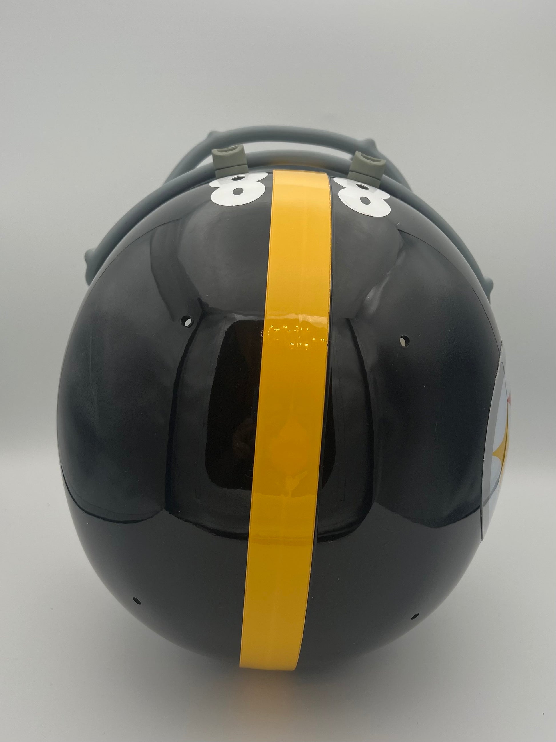 TK2 Style Custom Football Helmet Pittsburgh Steelers Lynn Swann OPO Facemask Sports Mem, Cards & Fan Shop:Autographs-Original:Football-NFL:Helmets WESTBROOKSPORTSCARDS