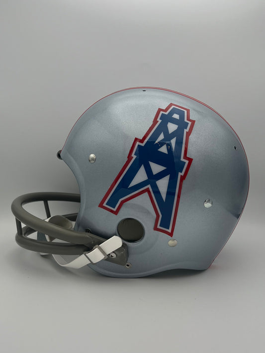 Vintage TK-2 Style Football Helmet 1966-67 Houston Oilers Sports Mem, Cards & Fan Shop:Fan Apparel & Souvenirs:Football-NFL Riddell   