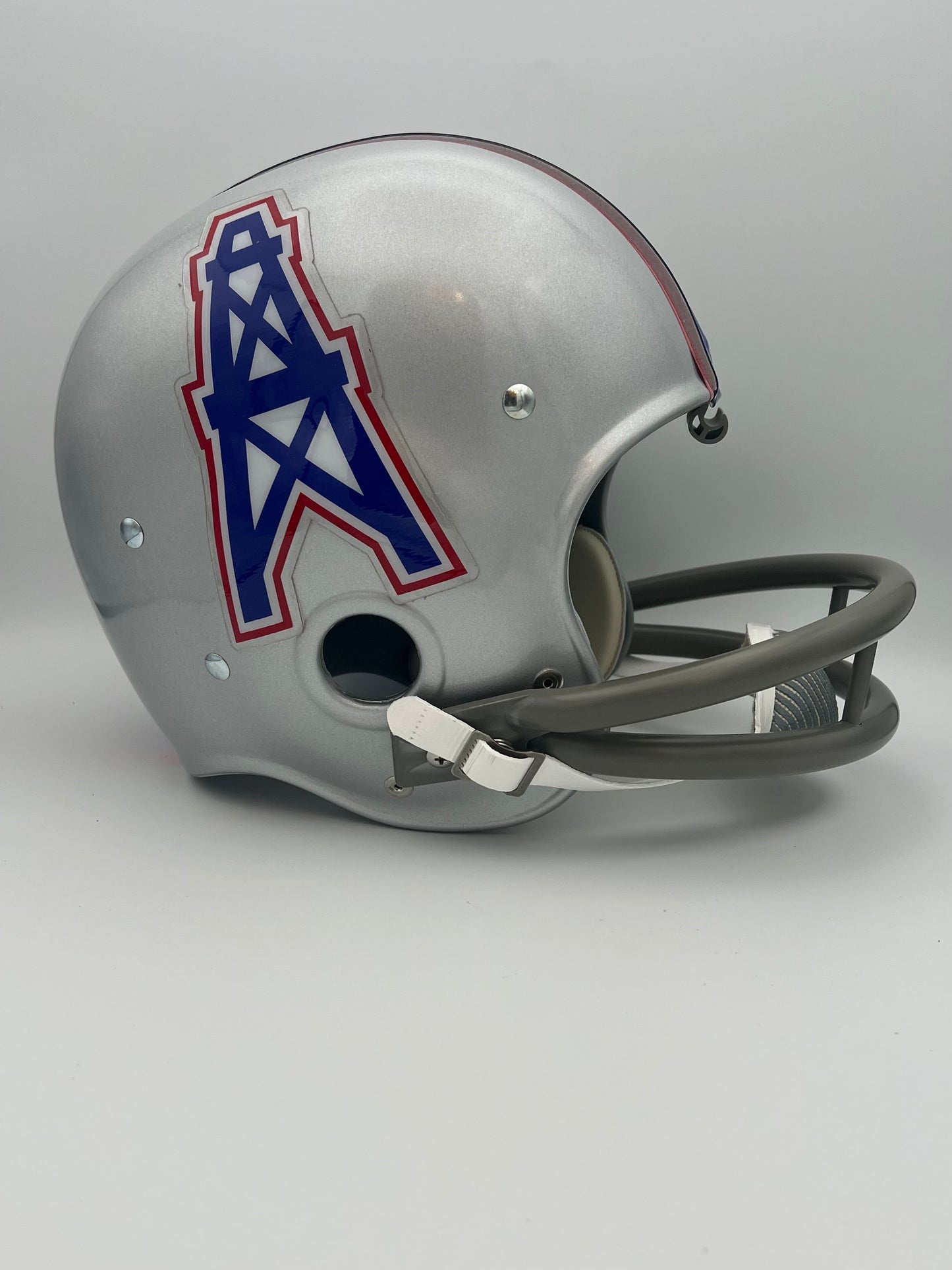 Vintage RK-2 Style Football Helmet 1970 Houston Oilers Sports Mem, Cards & Fan Shop:Fan Apparel & Souvenirs:Football-NFL Riddell