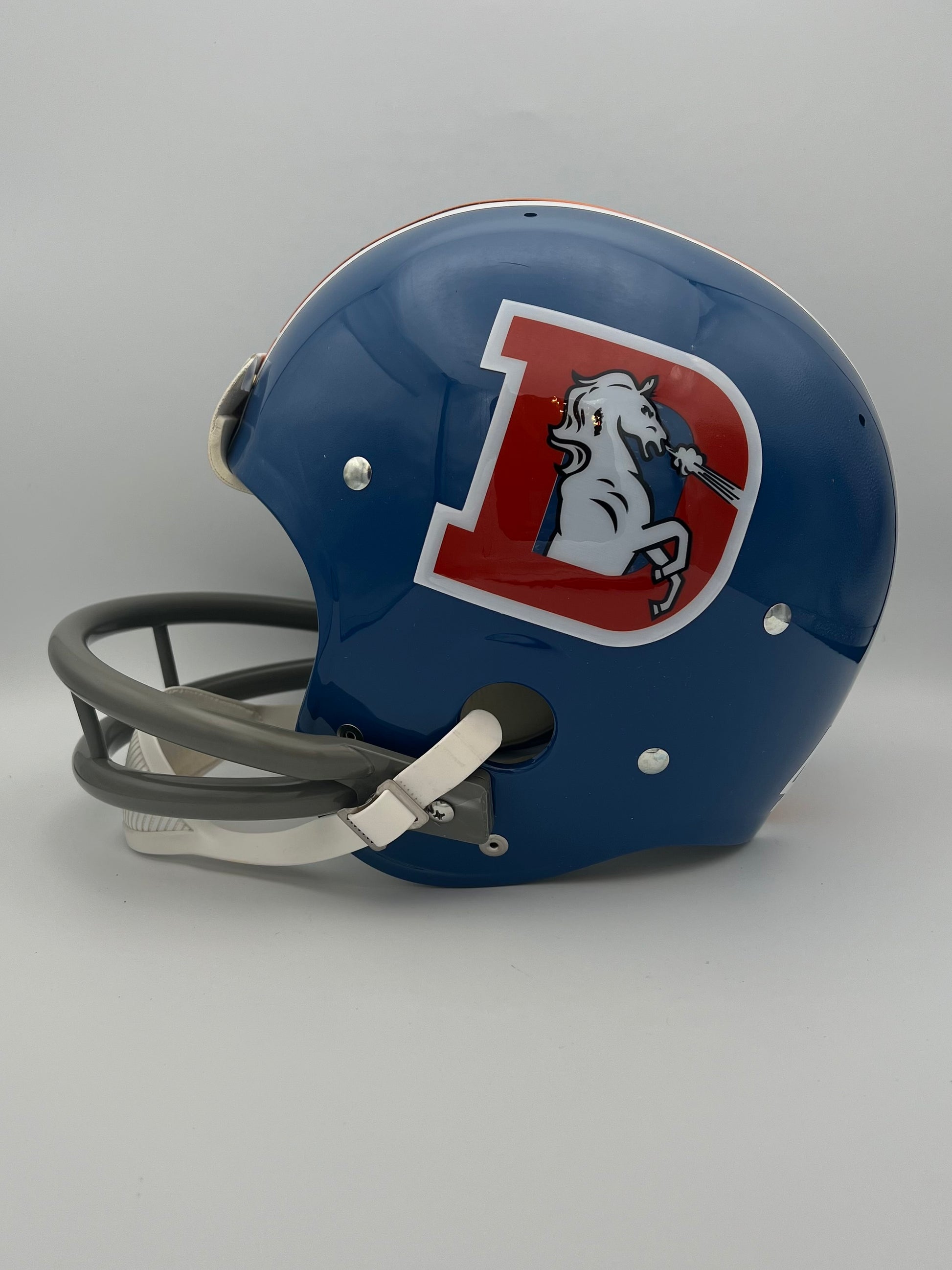 TK2 Style Suspension Football Helmet Custom Denver Broncos Floyd Little Sports Mem, Cards & Fan Shop:Autographs-Original:Football-NFL:Helmets WESTBROOKSPORTSCARDS