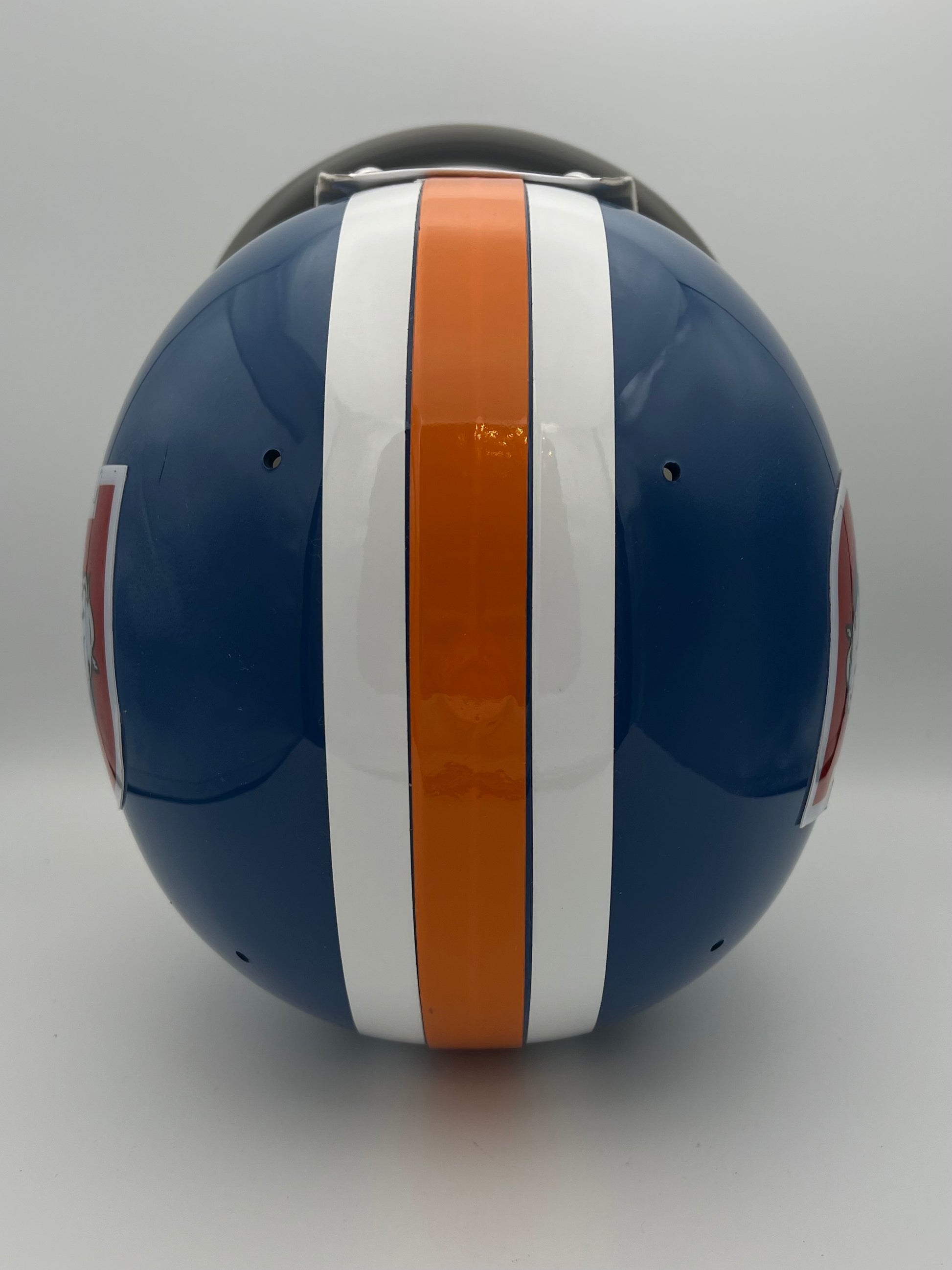 TK2 Style Suspension Football Helmet Custom Denver Broncos Floyd Little Sports Mem, Cards & Fan Shop:Autographs-Original:Football-NFL:Helmets WESTBROOKSPORTSCARDS