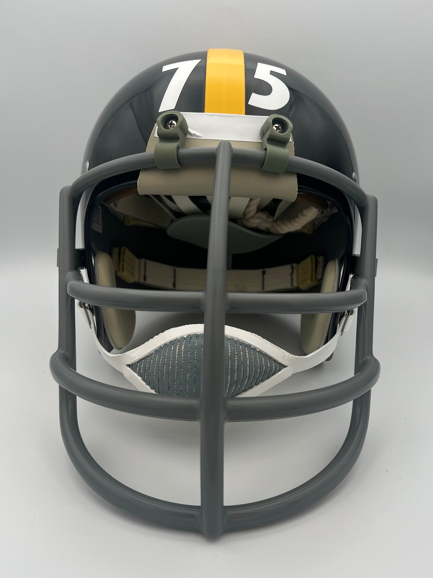 TK2 Style Custom Football Helmet Pittsburgh Steelers Joe Greene Sports Mem, Cards & Fan Shop:Autographs-Original:Football-NFL:Helmets WESTBROOKSPORTSCARDS
