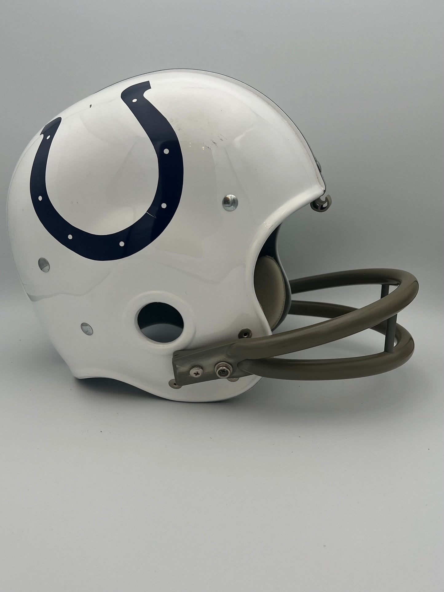 John Unitas Baltimore Colts Vintage RIDDell RK2 Style Football Helmet Sports Mem, Cards & Fan Shop:Game Used Memorabilia:Football-NFL:Helmet WESTBROOKSPORTSCARDS