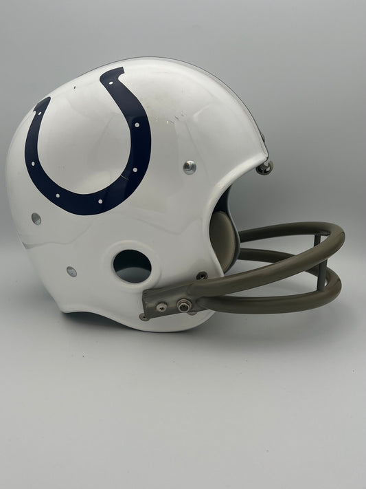 John Unitas Baltimore Colts Vintage RIDDell RK2 Style Football Helmet Sports Mem, Cards & Fan Shop:Game Used Memorabilia:Football-NFL:Helmet WESTBROOKSPORTSCARDS