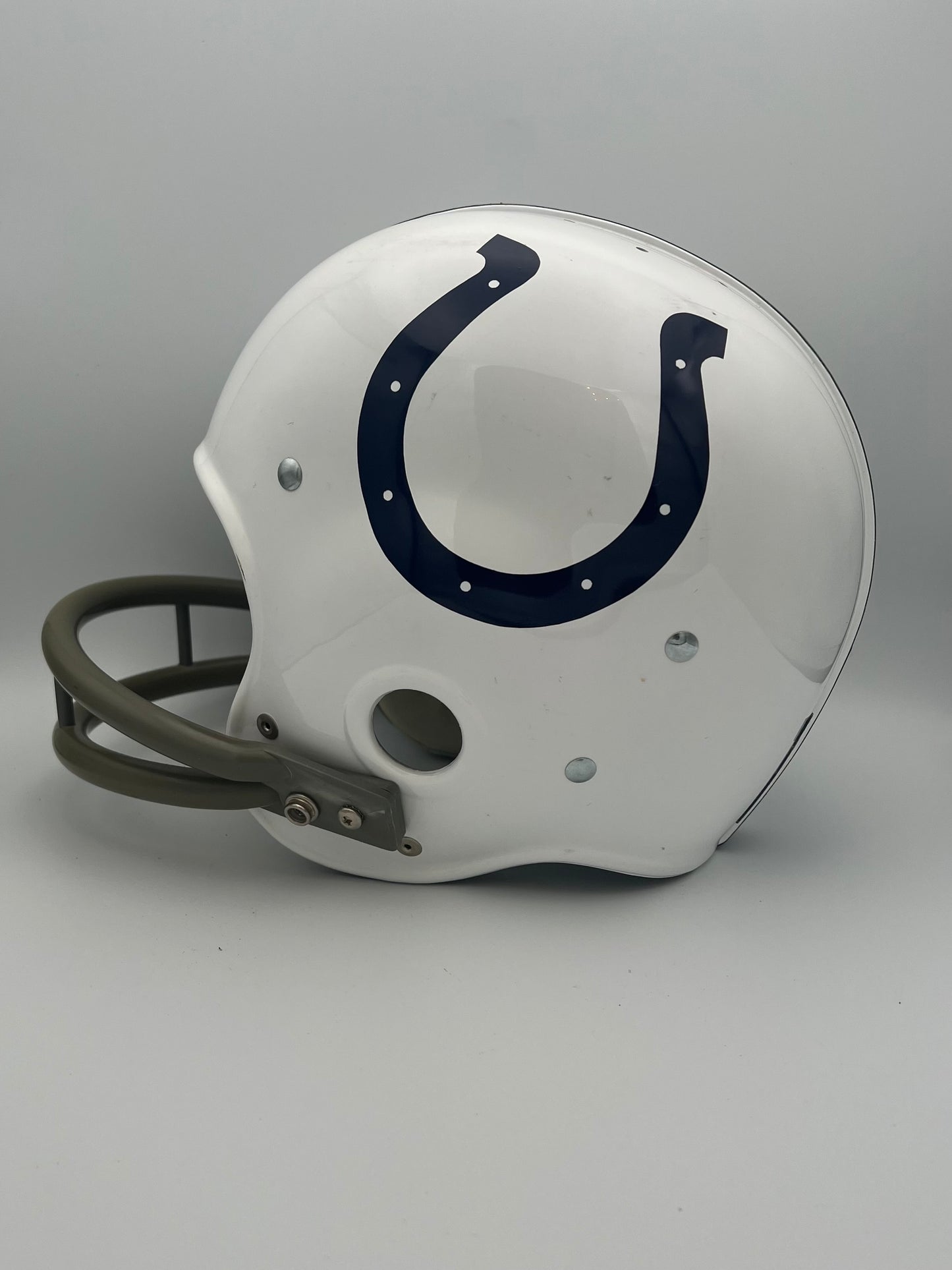 John Unitas Baltimore Colts Vintage RIDDell RK2 Style Football Helmet Sports Mem, Cards & Fan Shop:Game Used Memorabilia:Football-NFL:Helmet WESTBROOKSPORTSCARDS