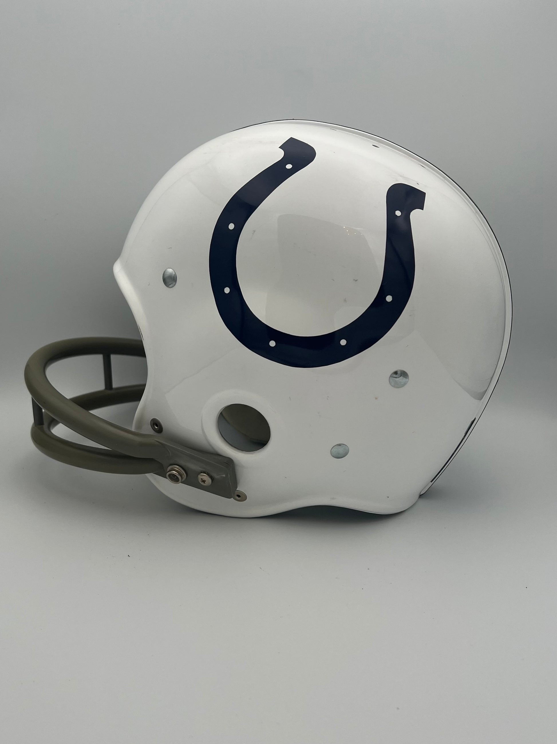 John Unitas Baltimore Colts Vintage RIDDell RK2 Style Football Helmet Sports Mem, Cards & Fan Shop:Game Used Memorabilia:Football-NFL:Helmet WESTBROOKSPORTSCARDS